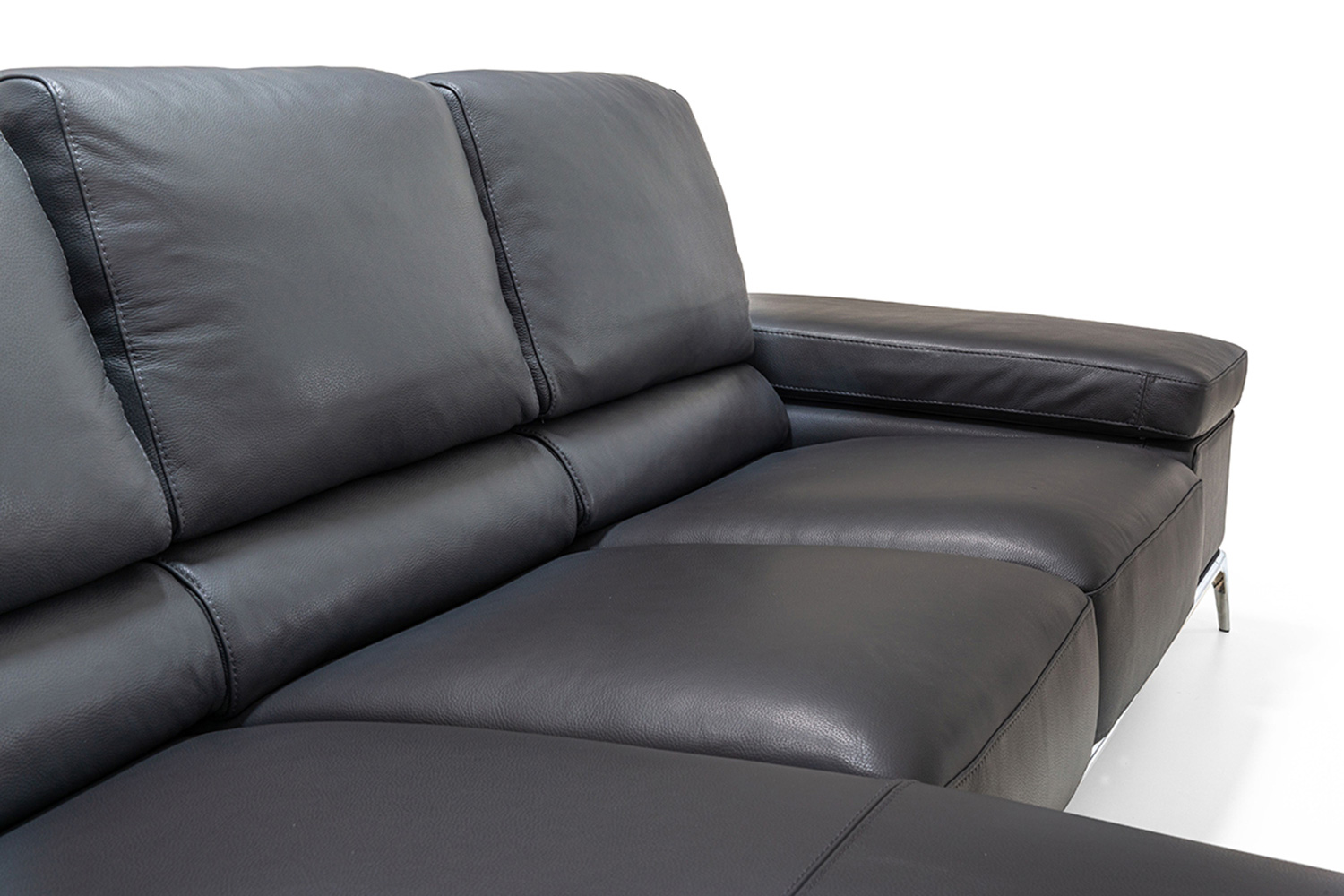 Bellini Arianna Sectional - Anthracite, Left Hand Facing