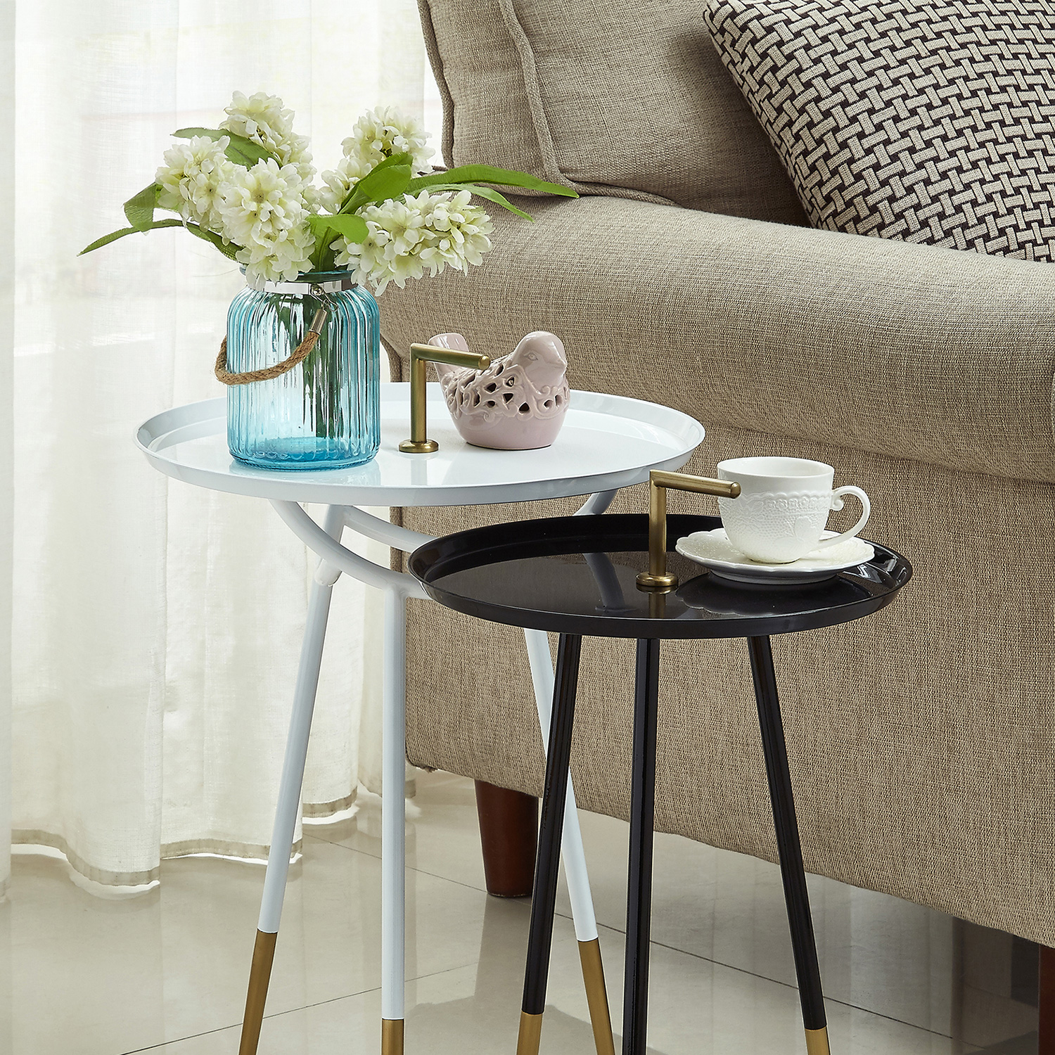 Bellini Blaze End Table - Black