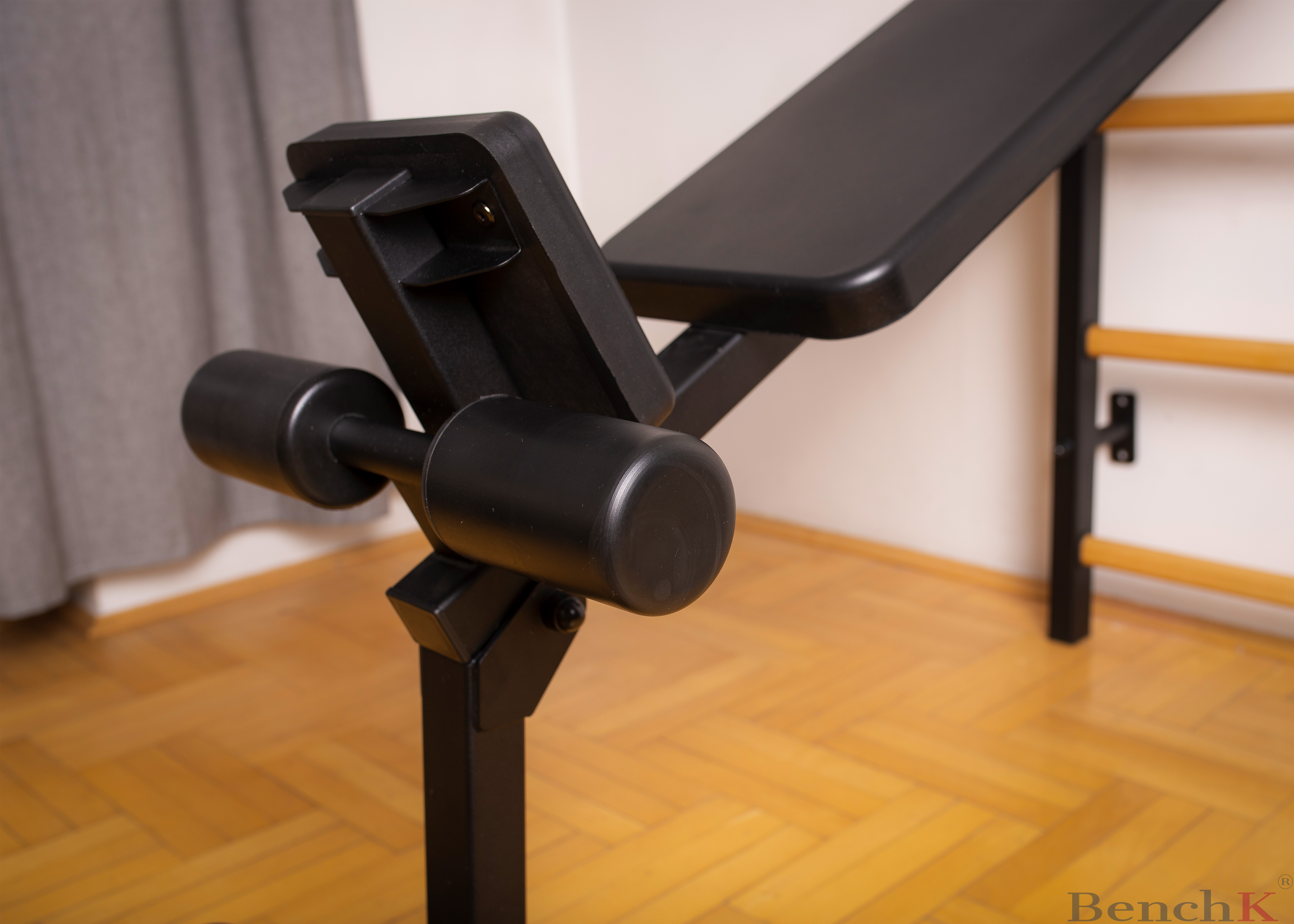 BenchK B1B Rotatable Workout Bench - Black