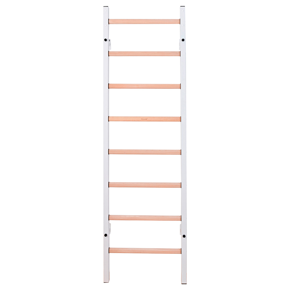 BenchK 200W Gymnastic Wall Bar - White/Wood