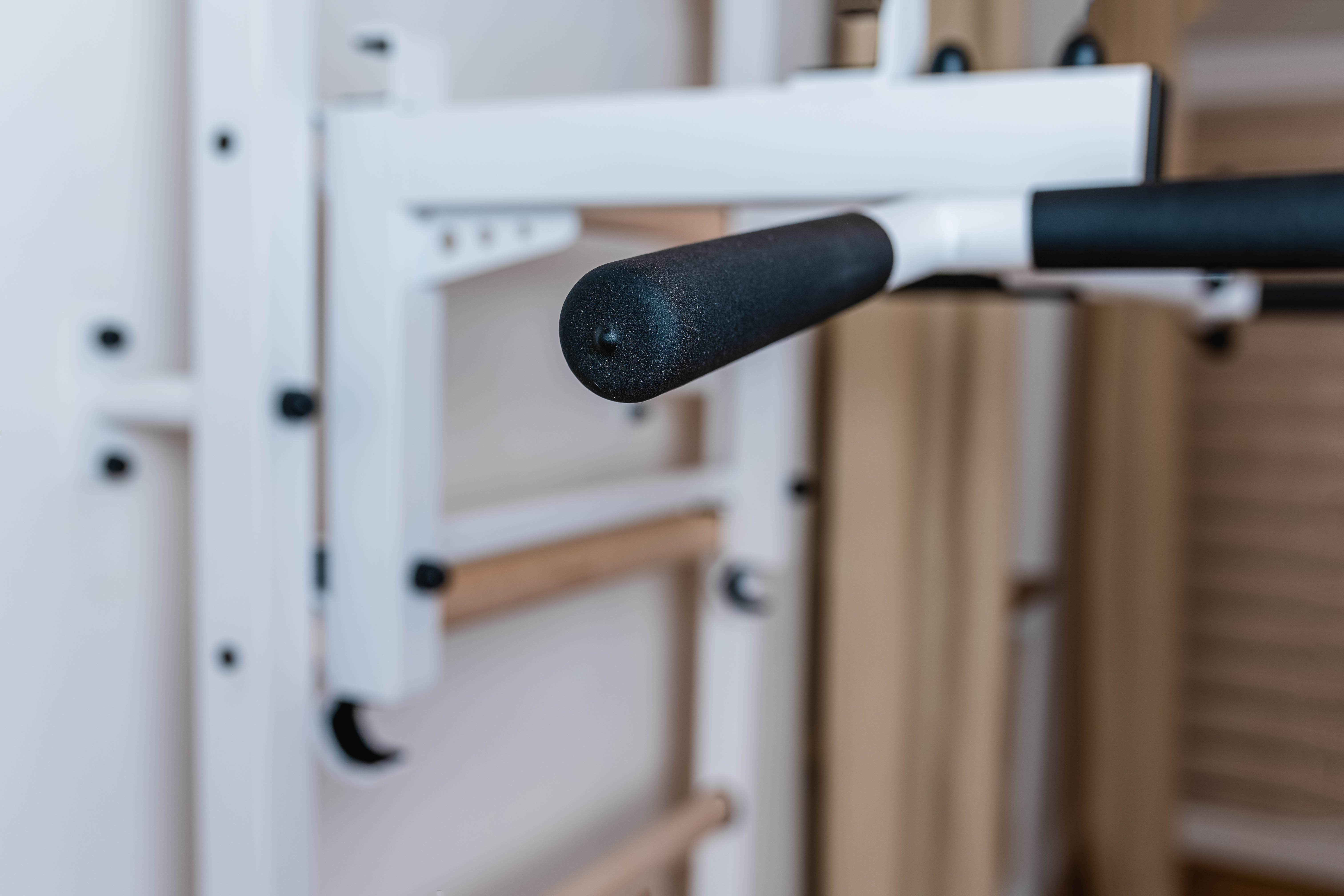 BenchK - 231 Wood Wall Bar with Convertible Pull-Up Bar