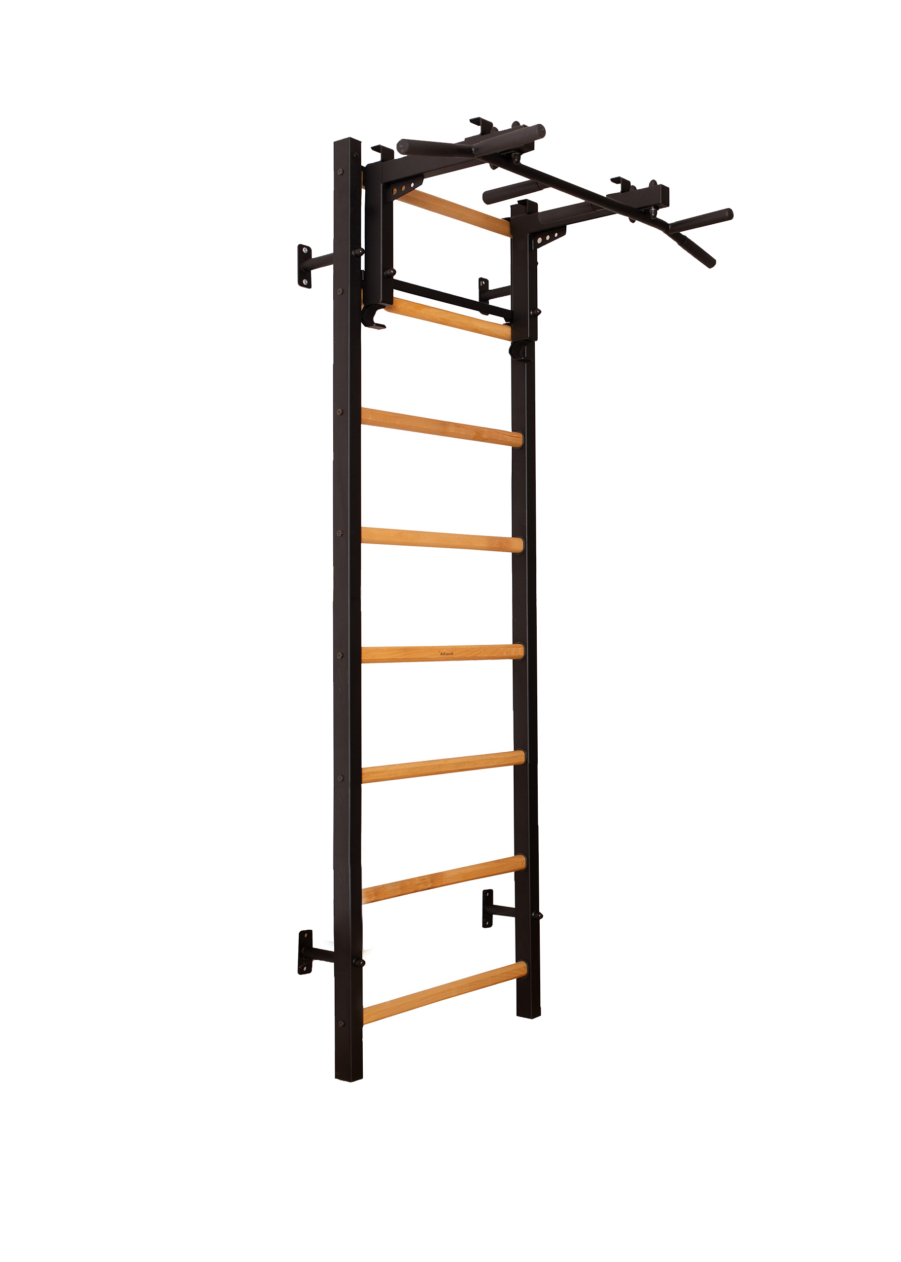BenchK - 231 Wood Wall Bar with Convertible Pull-Up Bar