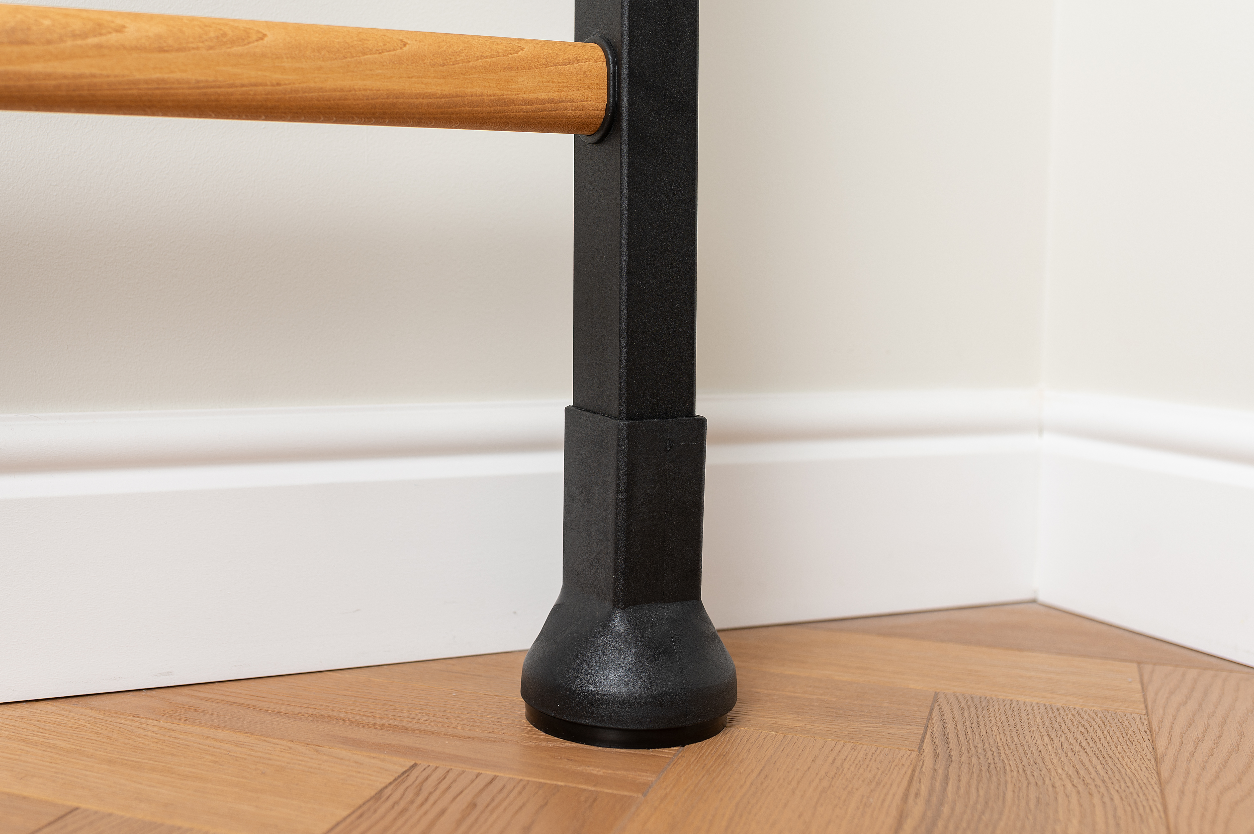 BenchK 521B Wall Bar with Pull-Up Bar - Black/Wood