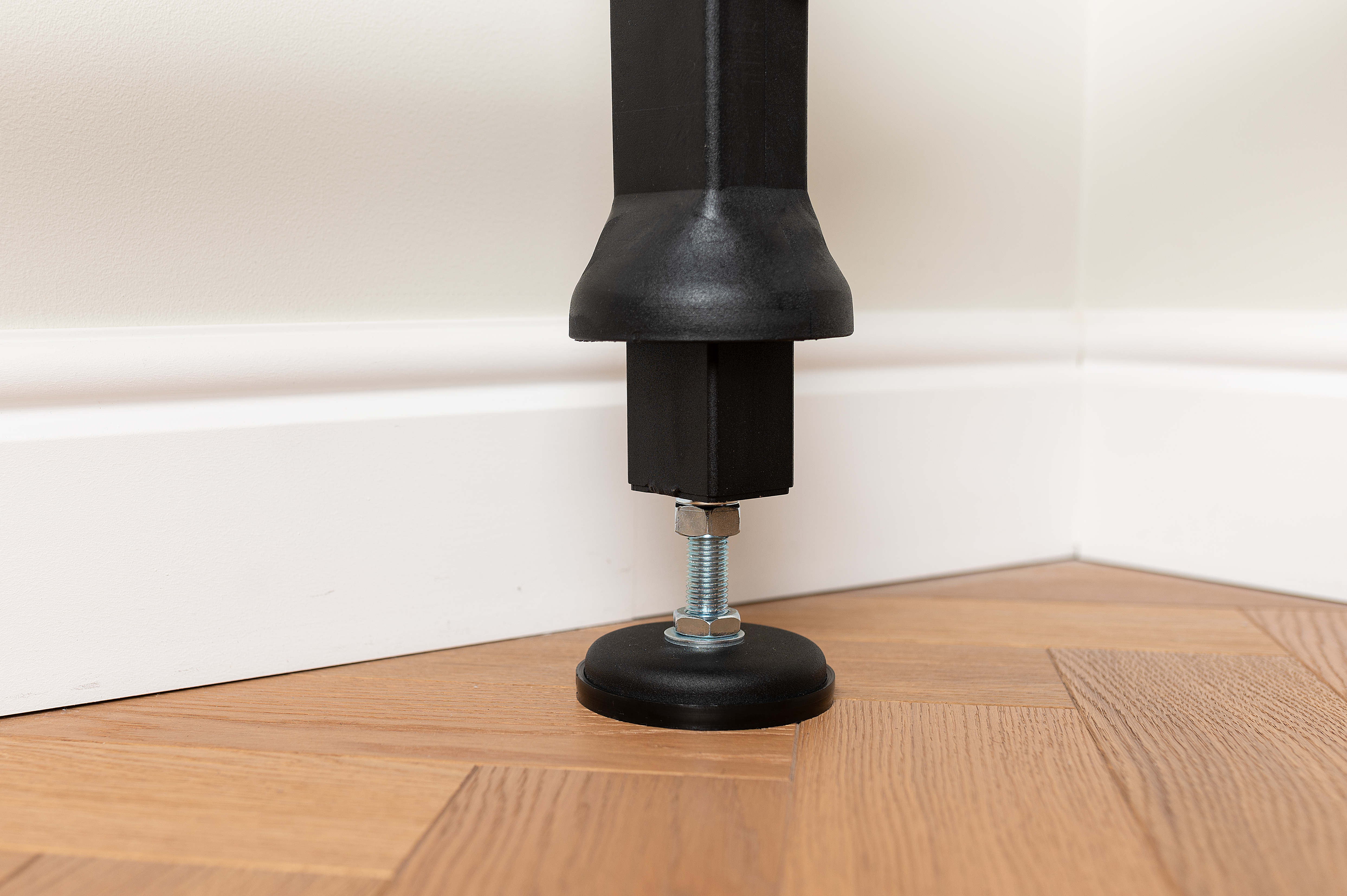 BenchK 521B Wall Bar with Pull-Up Bar - Black/Wood