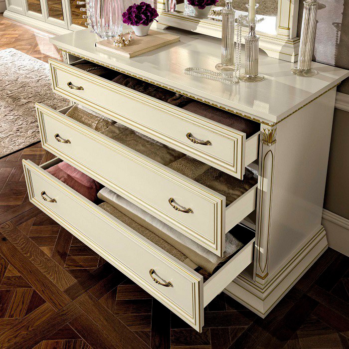 Camelgroup Treviso Night Single Dresser - White Ash