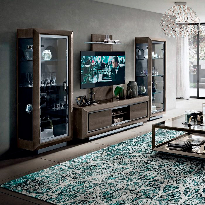 Camelgroup - Armonia TV Wall Panel in Silver Birch