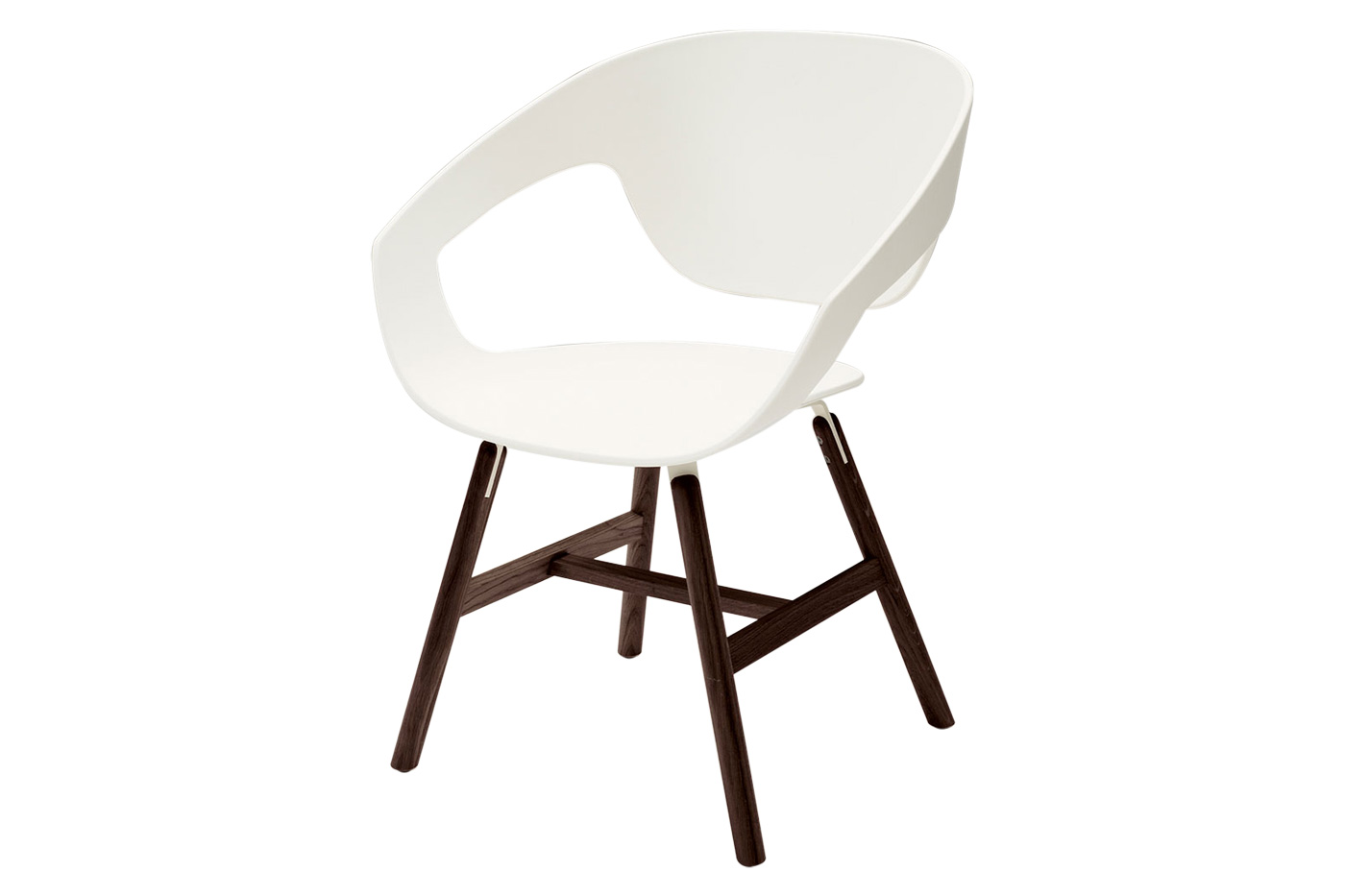 Casamania Vad Wood Polypropylene Chair - White