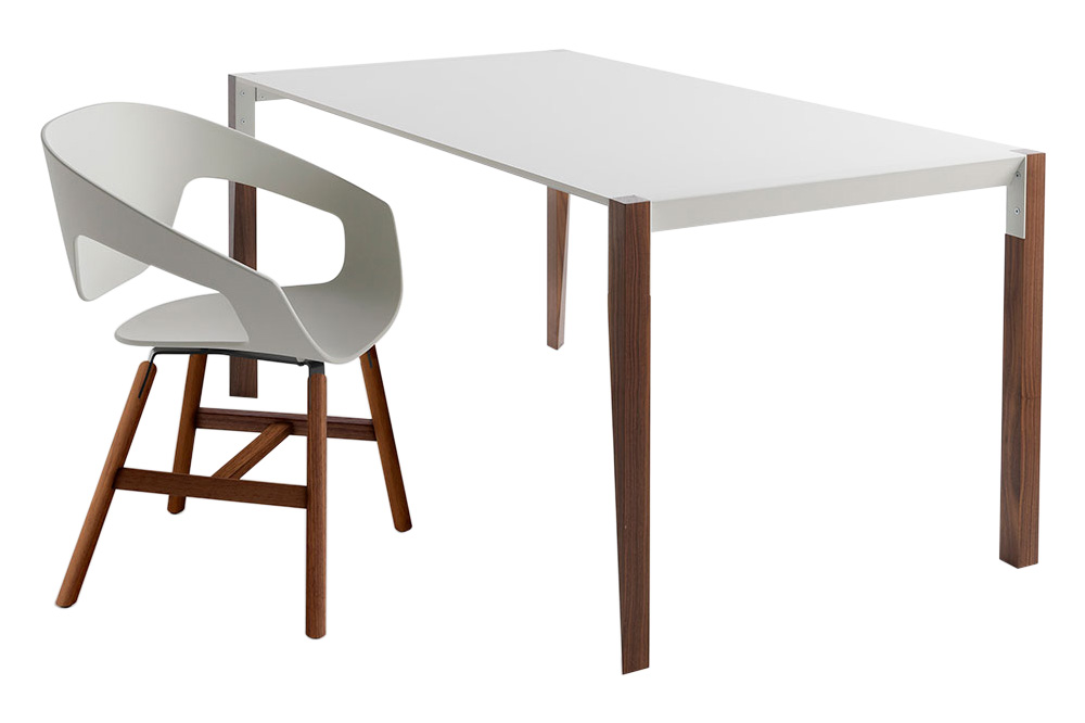 Casamania Vad Wood Polypropylene Chair - White
