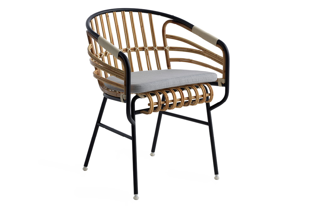 Casamania Raphia Rattan Chair - White