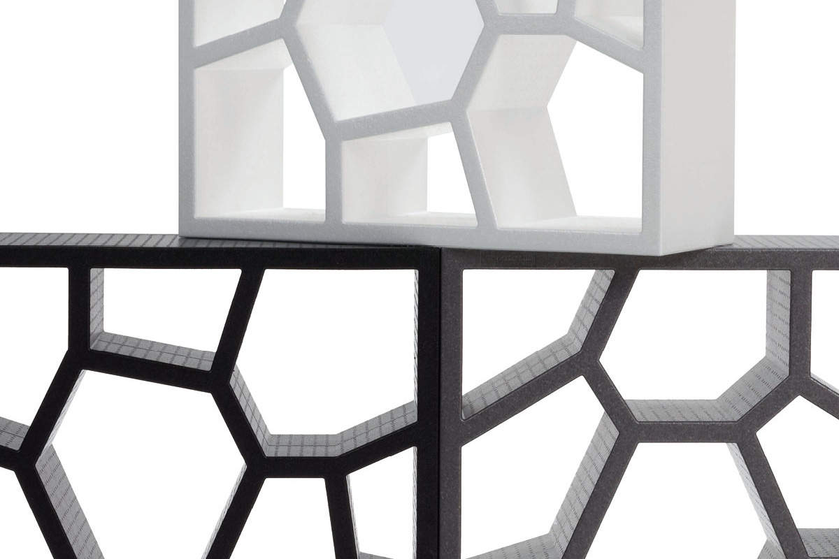 Casamania Opus Incertum Bookshelf-Display Unit - Dust Gray