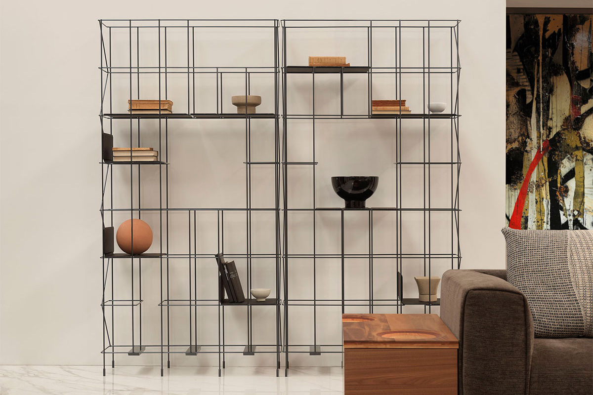Casamania Network Bookshelf - Black Structure