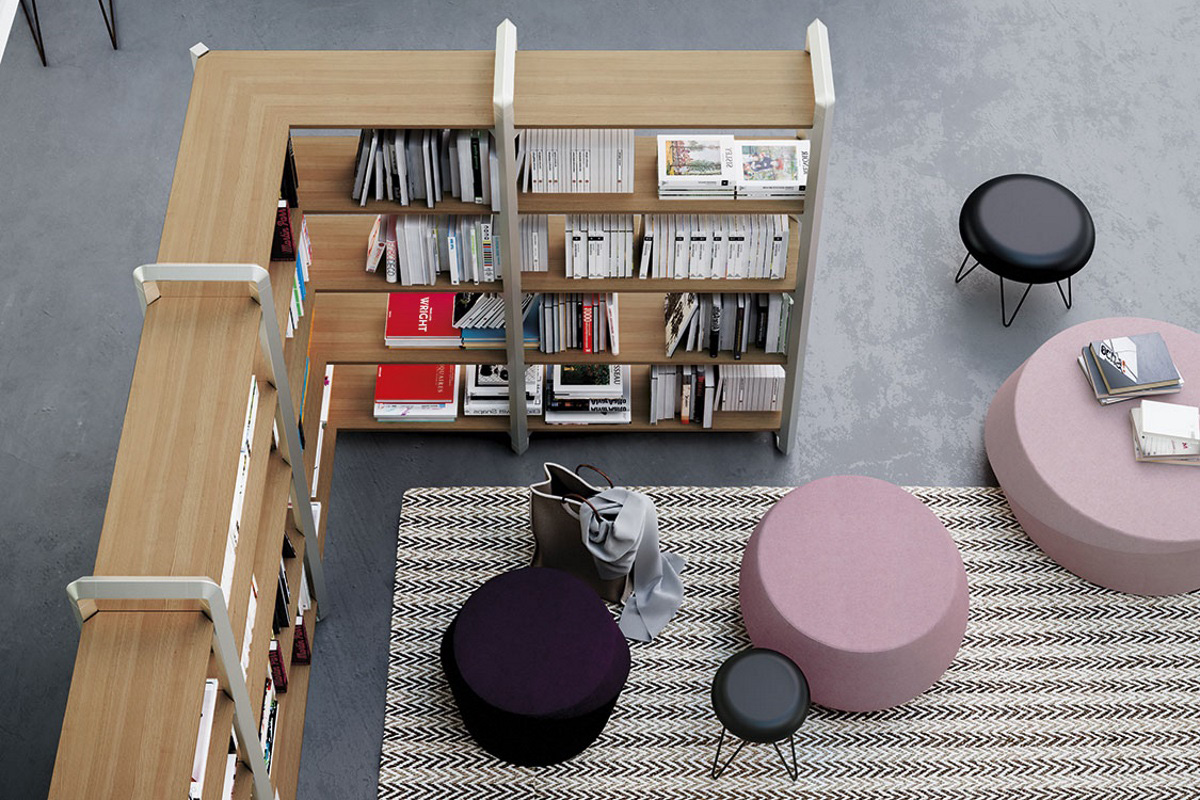 Casamania Medium Giro Pouf - Leather Major