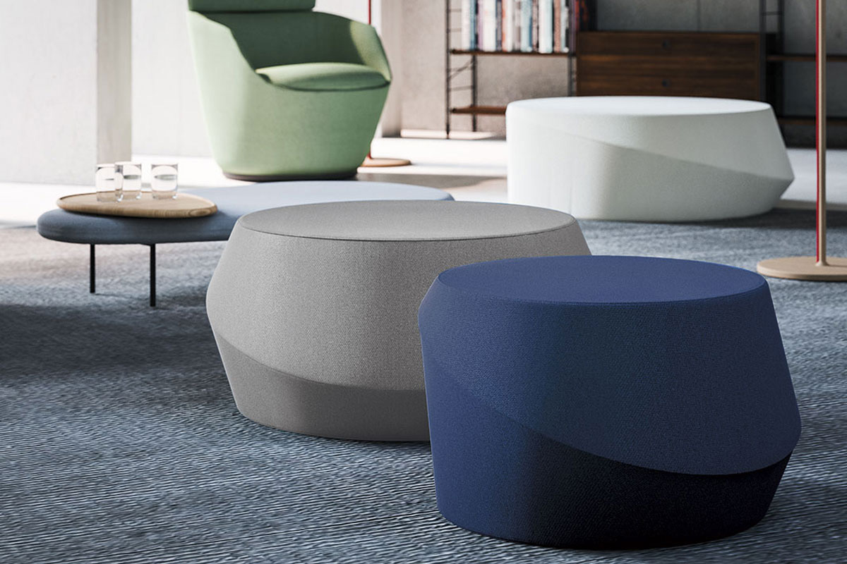 Casamania Medium Giro Pouf - Fabric Superior
