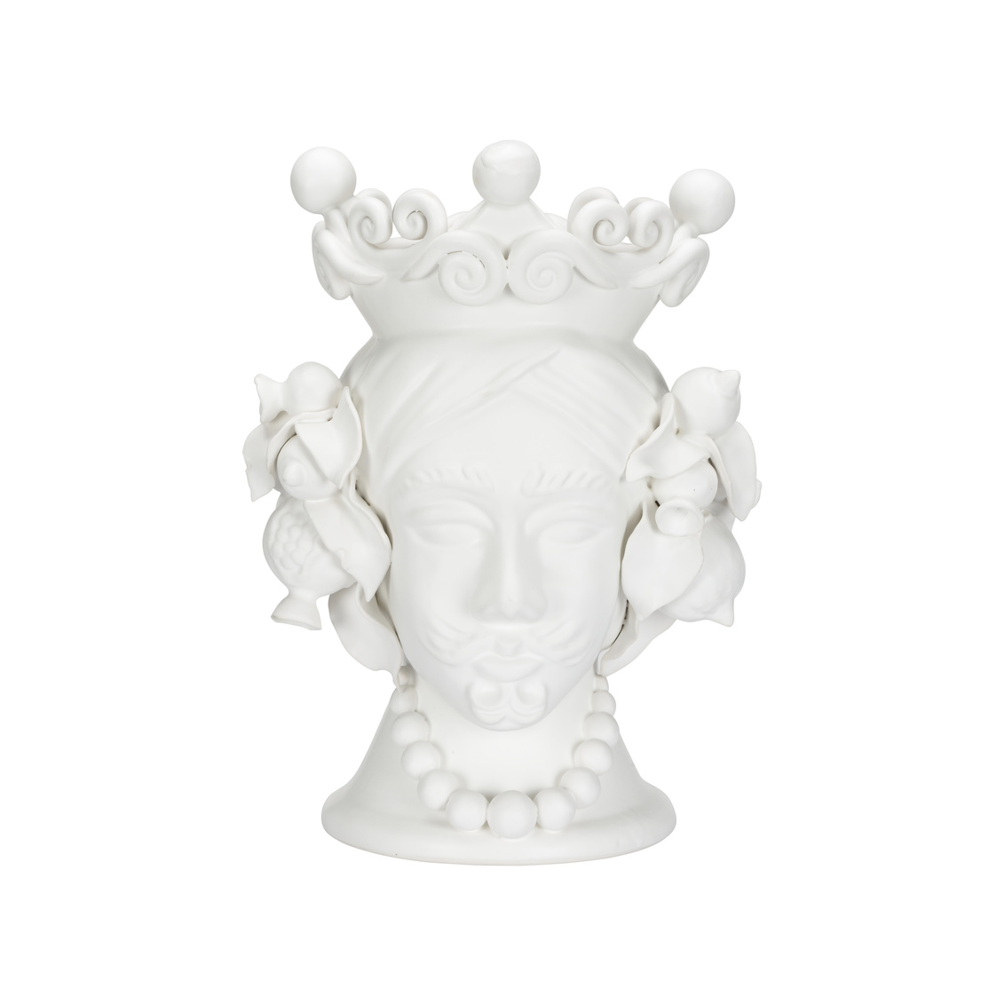 Chelsea House - Albarado Male Head in Matte White