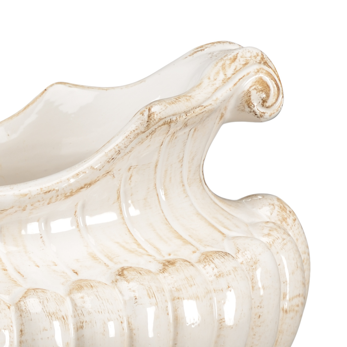Chelsea House Oval Pot - White