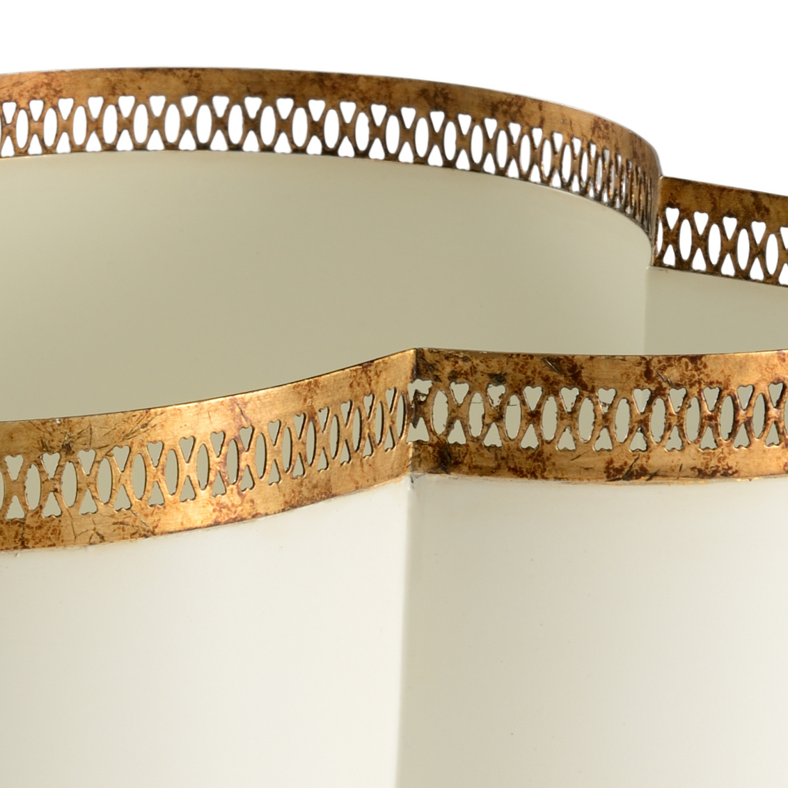 Chelsea House Tracery Cachepot - Cream, Large