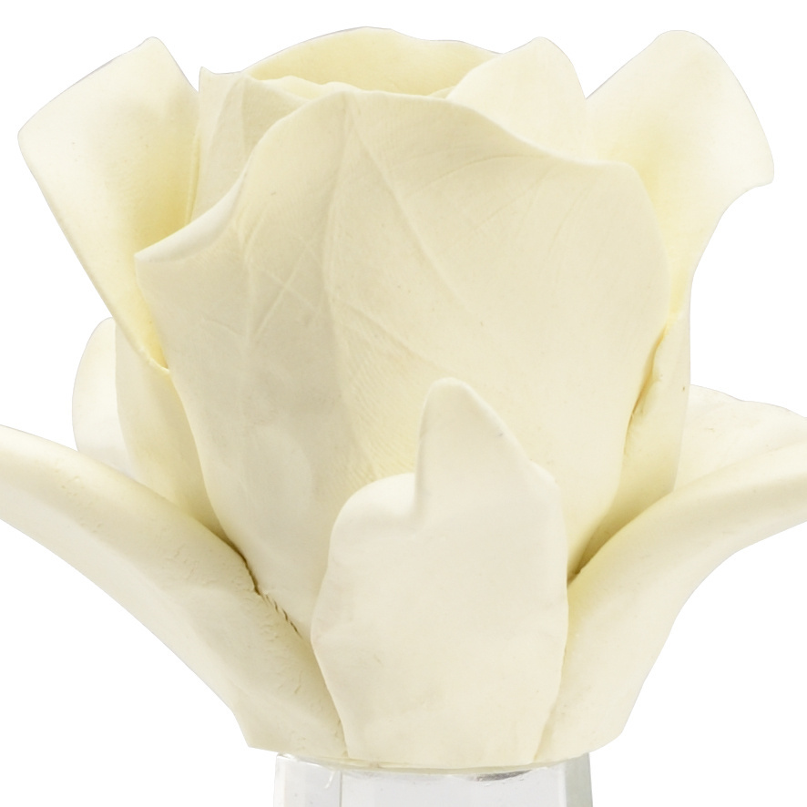 Chelsea House - Large Rose On Stand in Cream