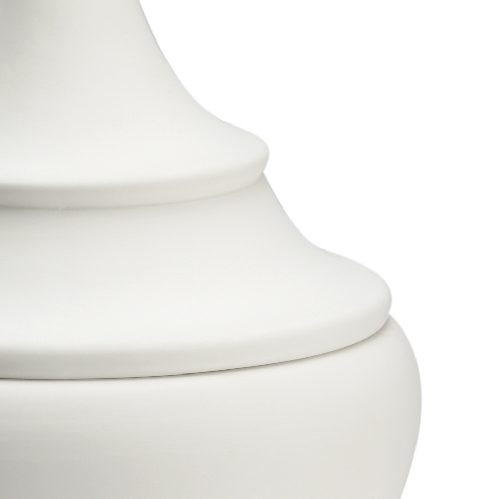 Chelsea House - Small Bisque Finial Urn in White Bisque
