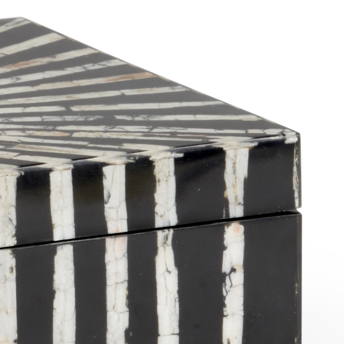 Chelsea House - Razor Shell Box in Black/White