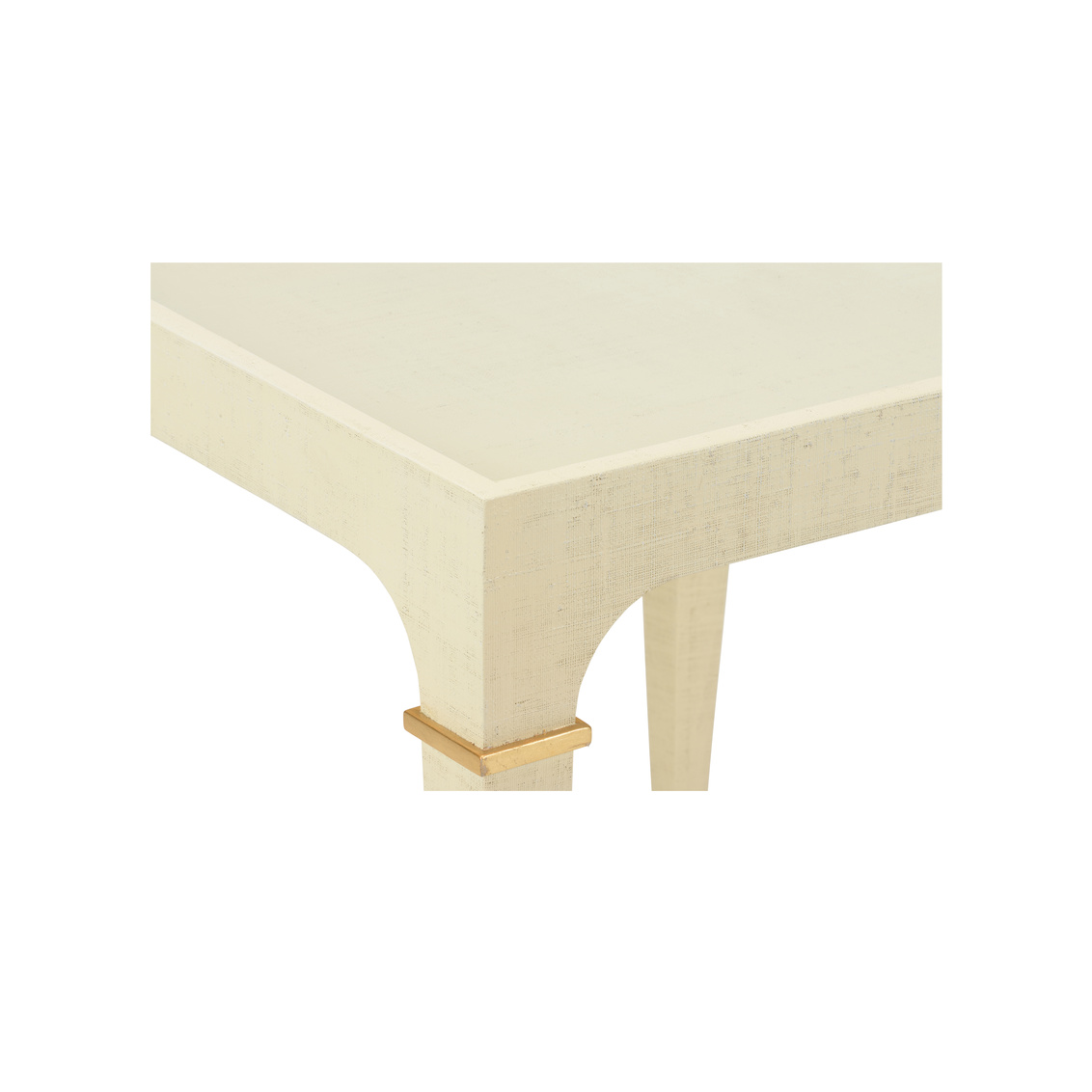 Chelsea House - Mylene Side Table in Cream/Gold/Clear