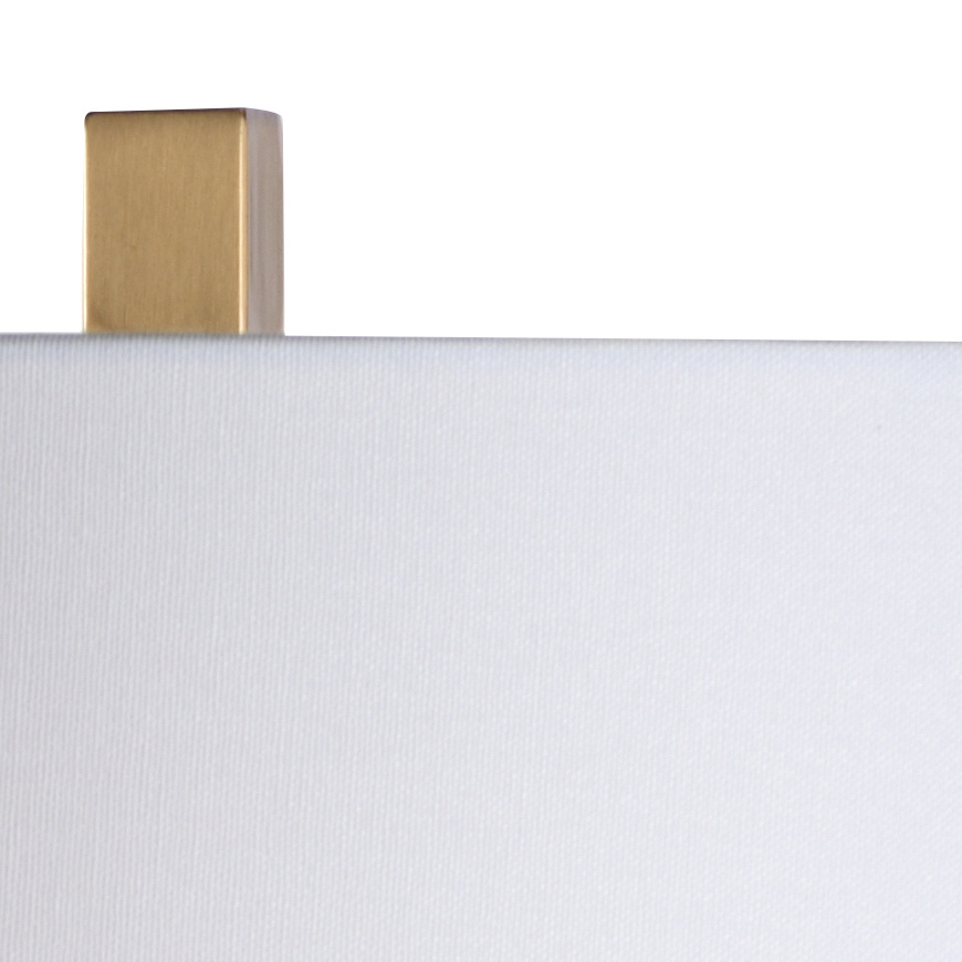 Chelsea House - Alabaster Pyramid Lamp in Natural White