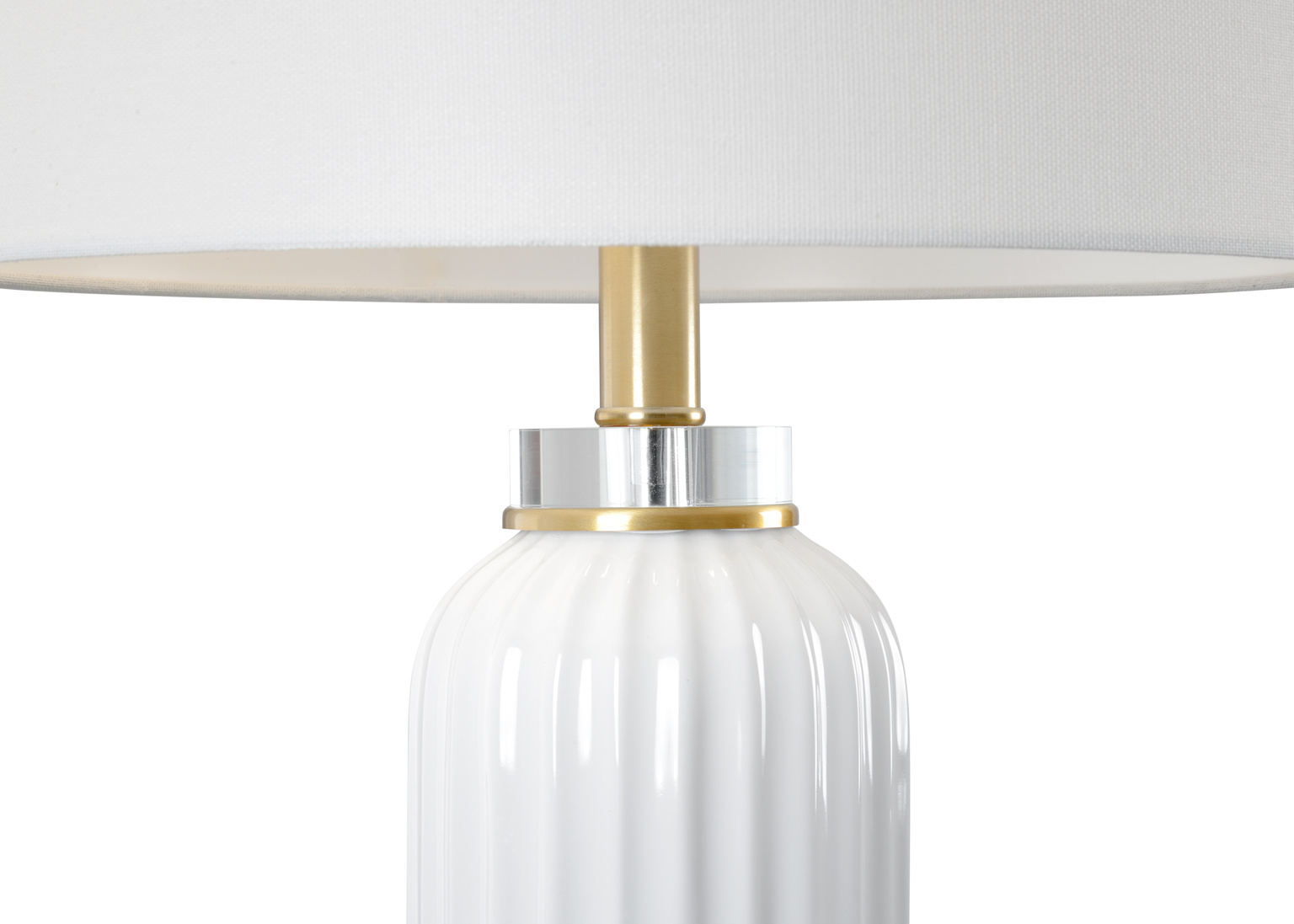 Chelsea House Samuel Ceramic Lamp - White