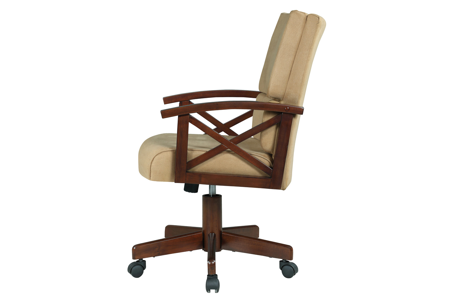 Coaster - Marietta Round Wooden Game Table in Tobacco