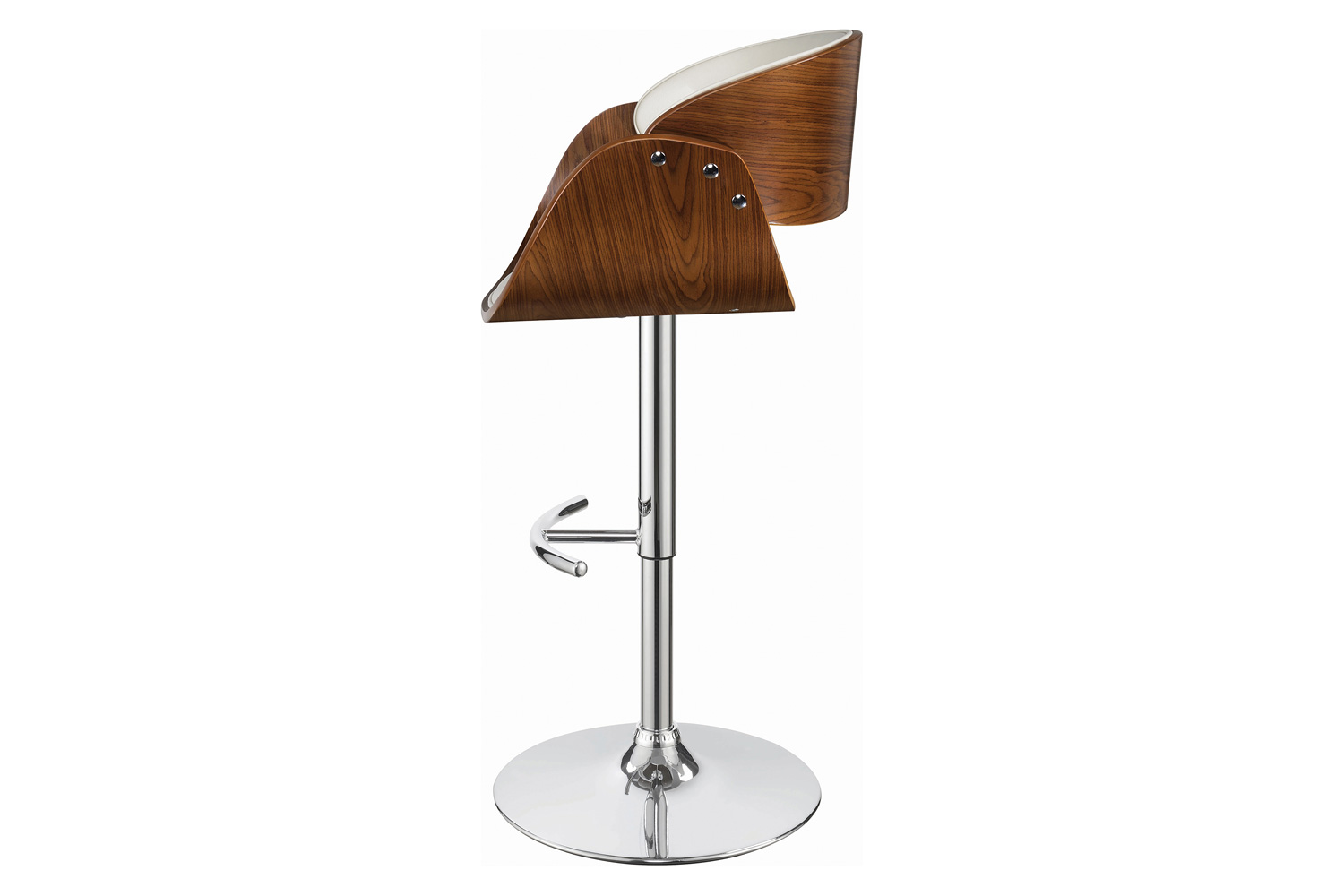 Coaster Adjustable Bar Stool 104966 - Ecru/Chrome