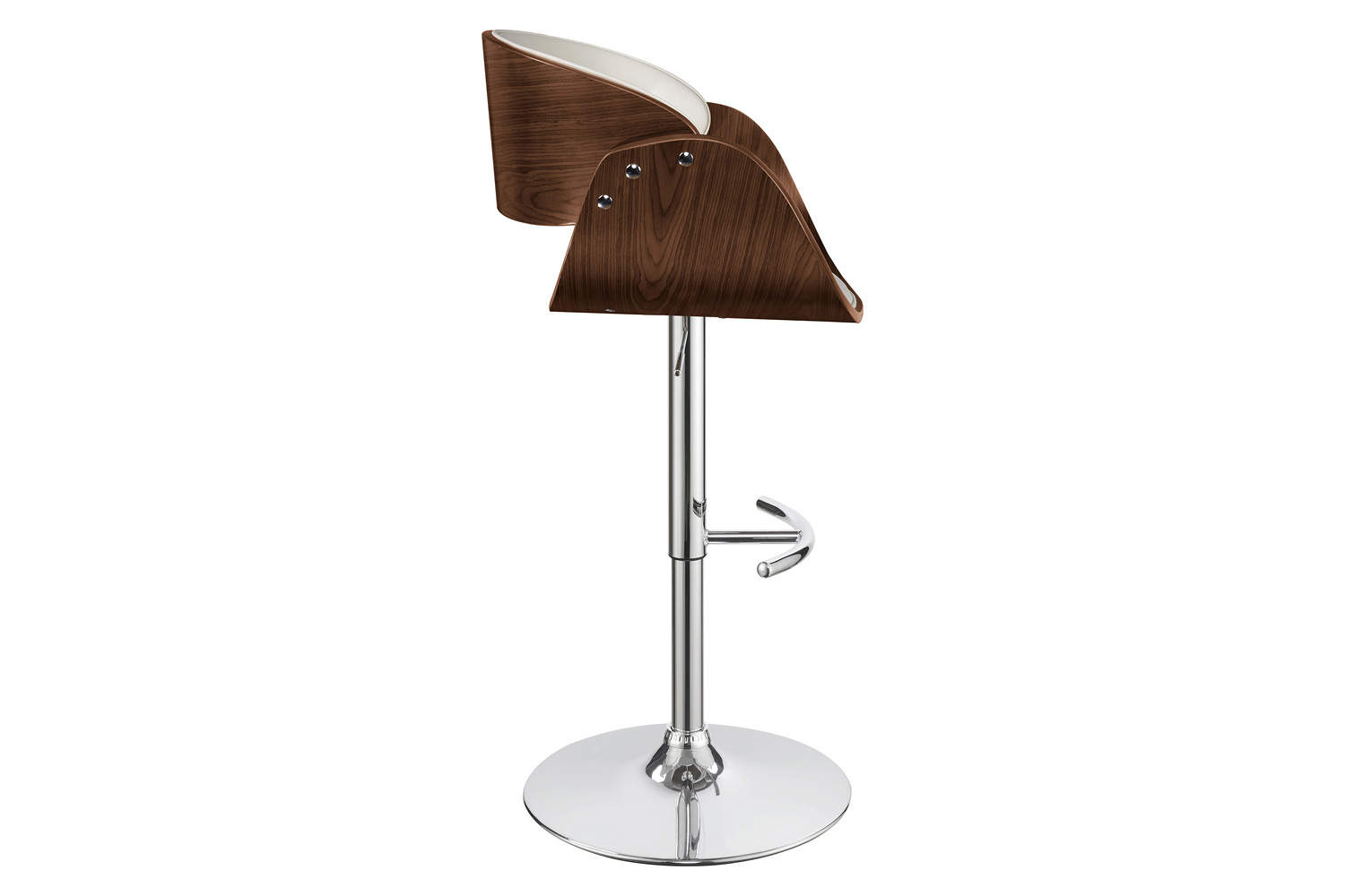 Coaster Adjustable Bar Stool 104966 - Ecru/Chrome
