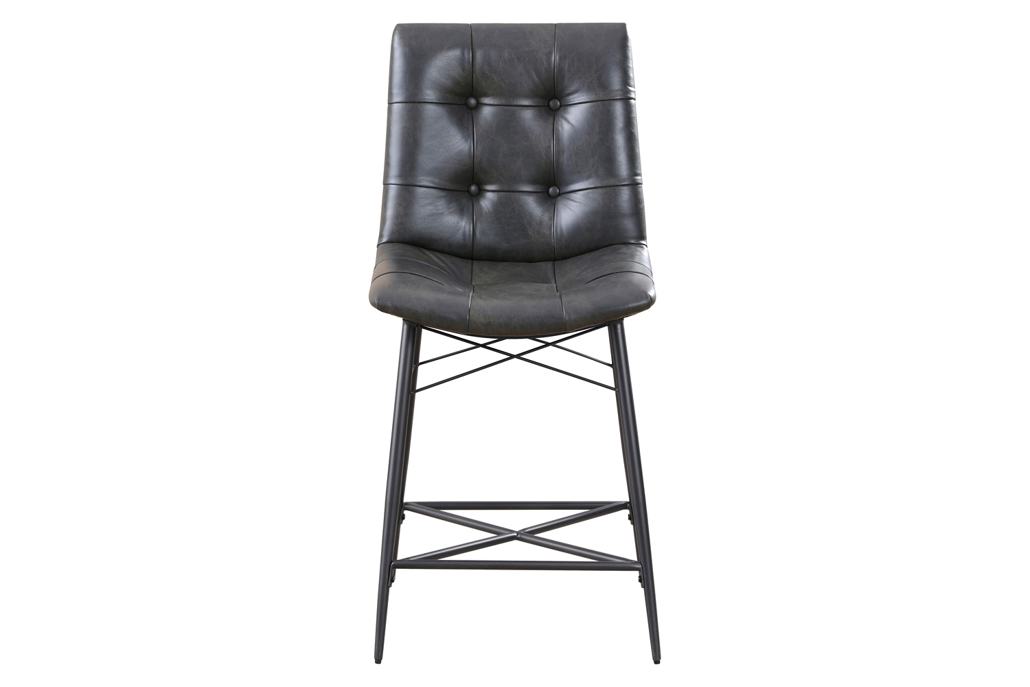 Coaster Upholstered Tufted Counter Height Stools (Set Of 2) - Gray