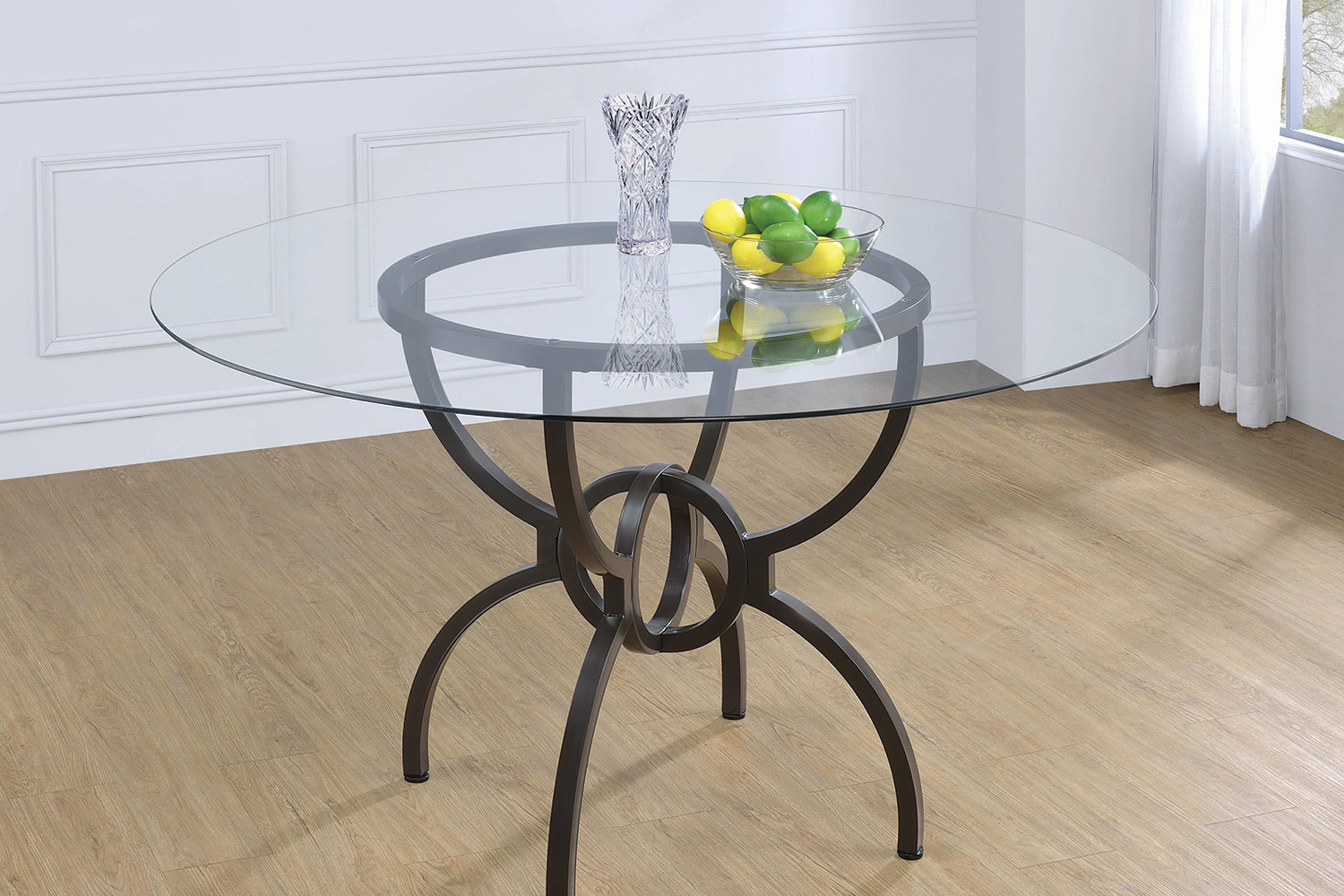 Coaster - Aviano Dining Table Base in Gunmetal