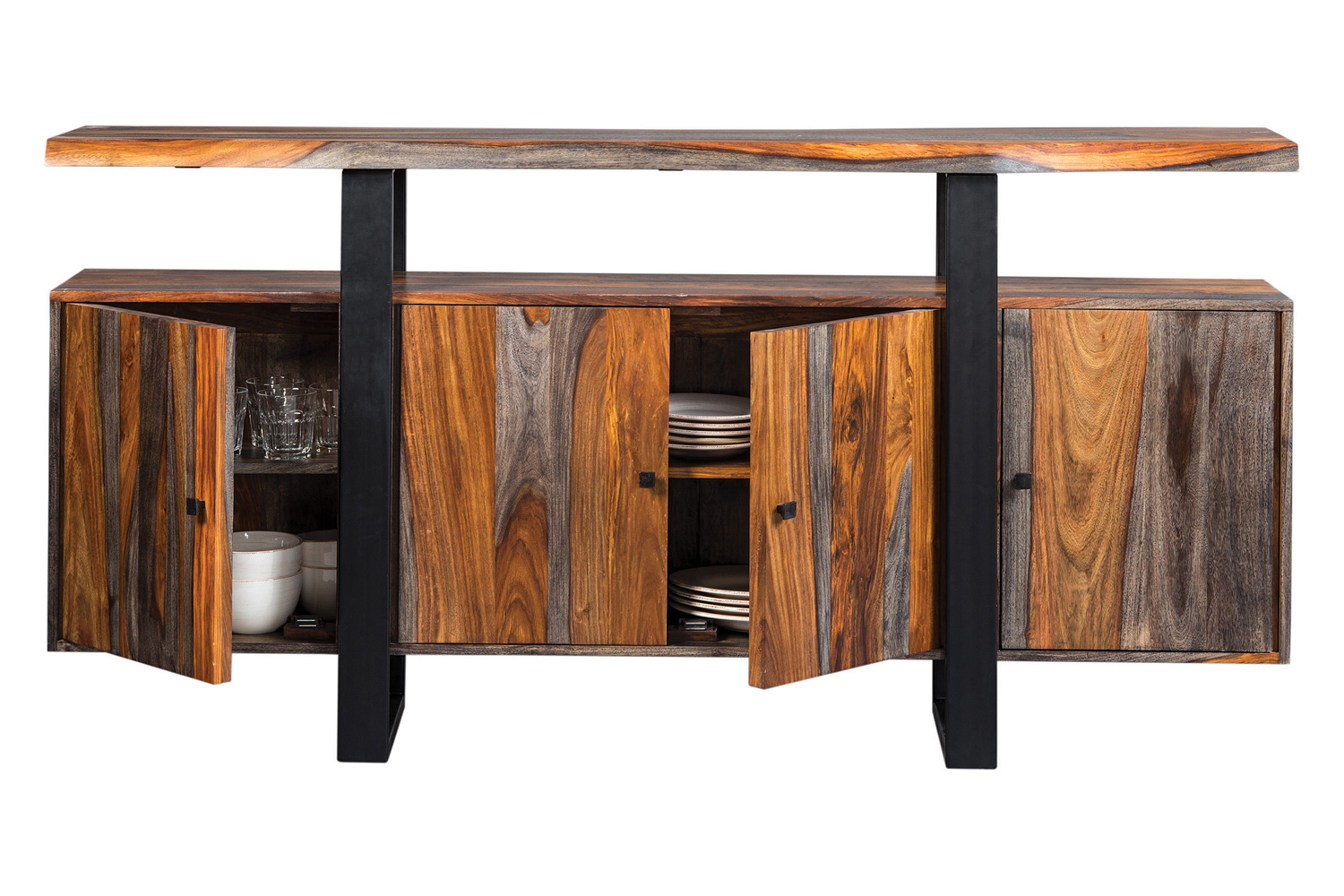 Coaster - Ditman Server in Gray/Black