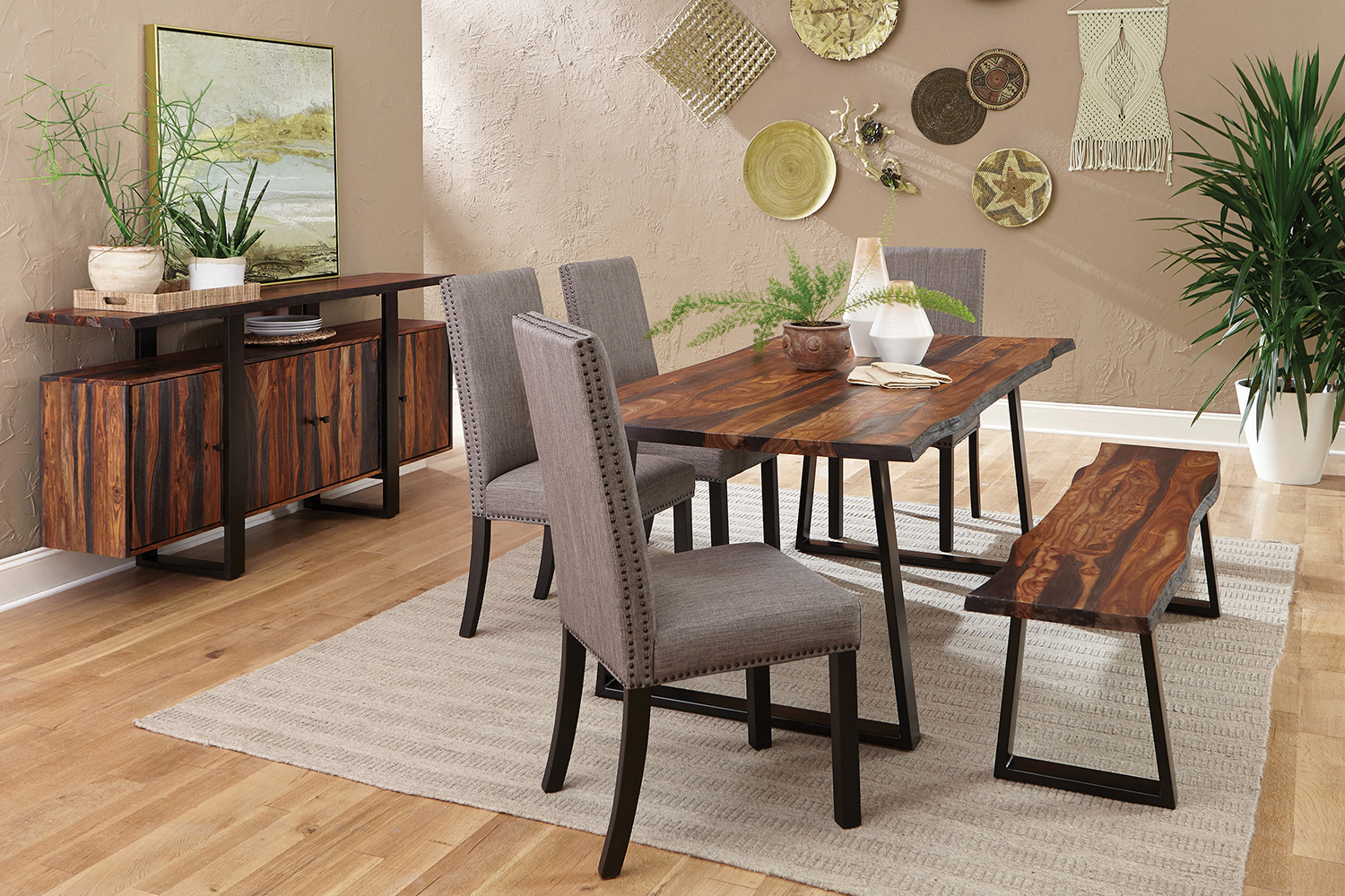 Coaster - Ditman Server in Gray/Black