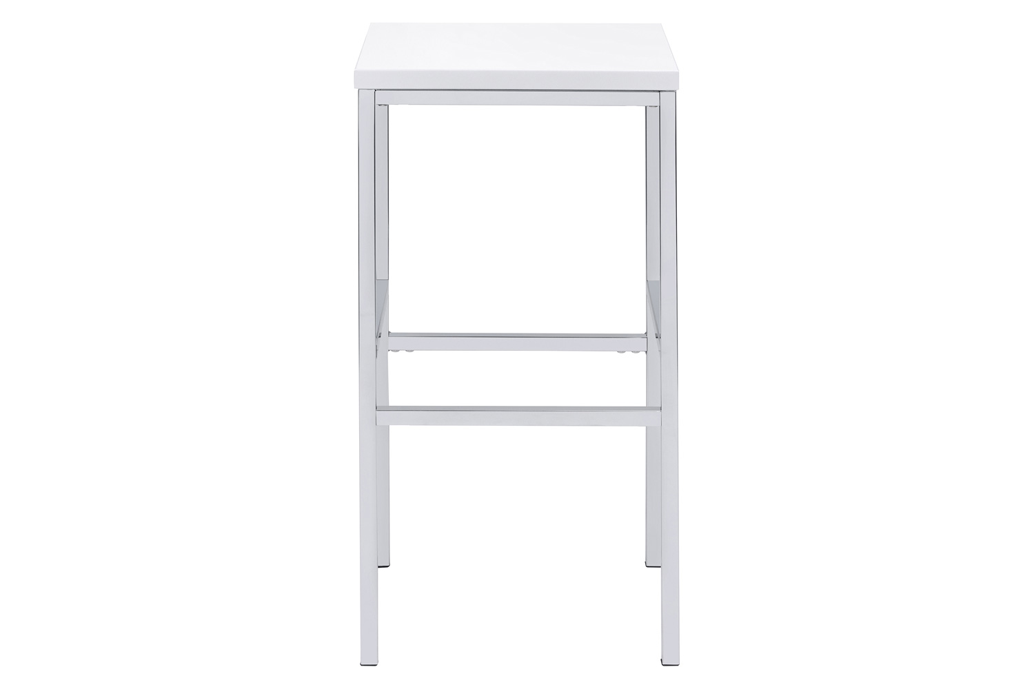 Coaster - 5-Piece Bar Set in White High Gloss/Chrome