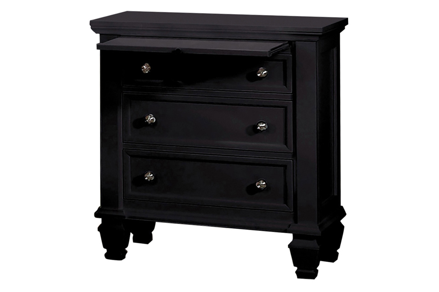 Coaster Sandy Beach Eastern King Panel Bed with High Headboard - Black