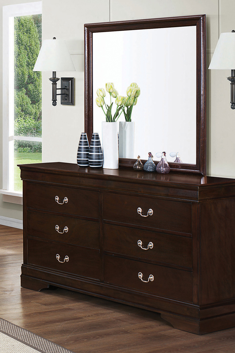 Coaster Louis Philippe 6-Drawer Dresser - Cappuccino