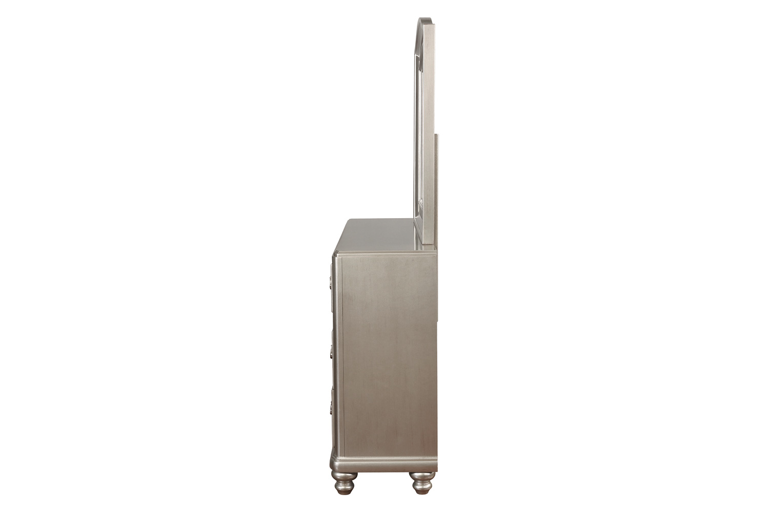 Coaster - Bling Game Arched Mirror in Metallic Platinum