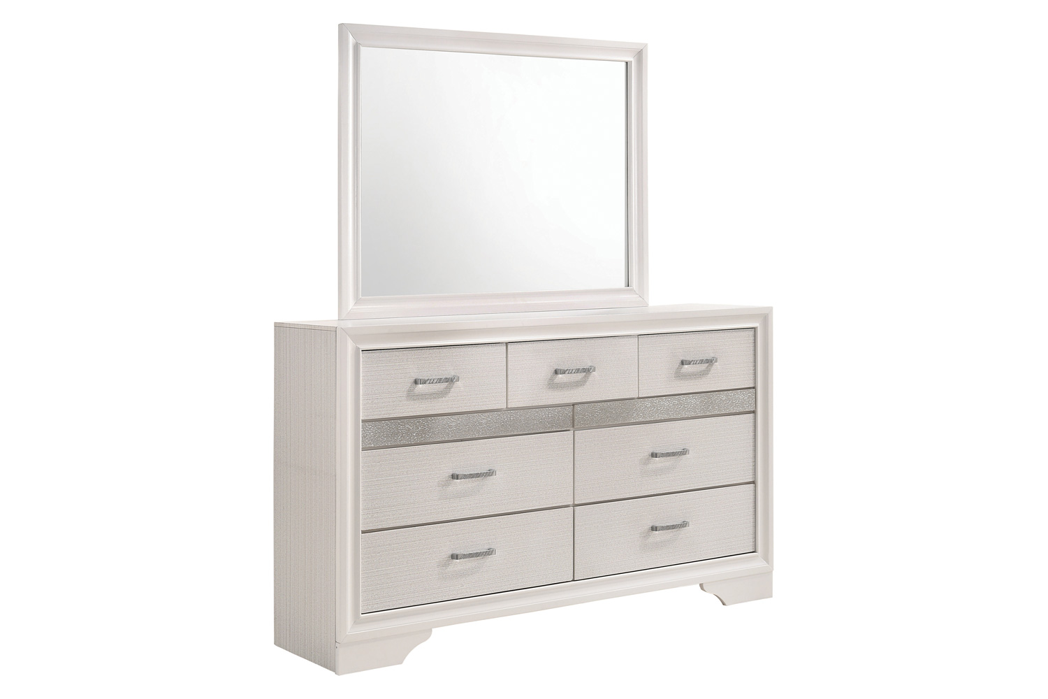 Coaster Miranda Rectangular Mirror - White
