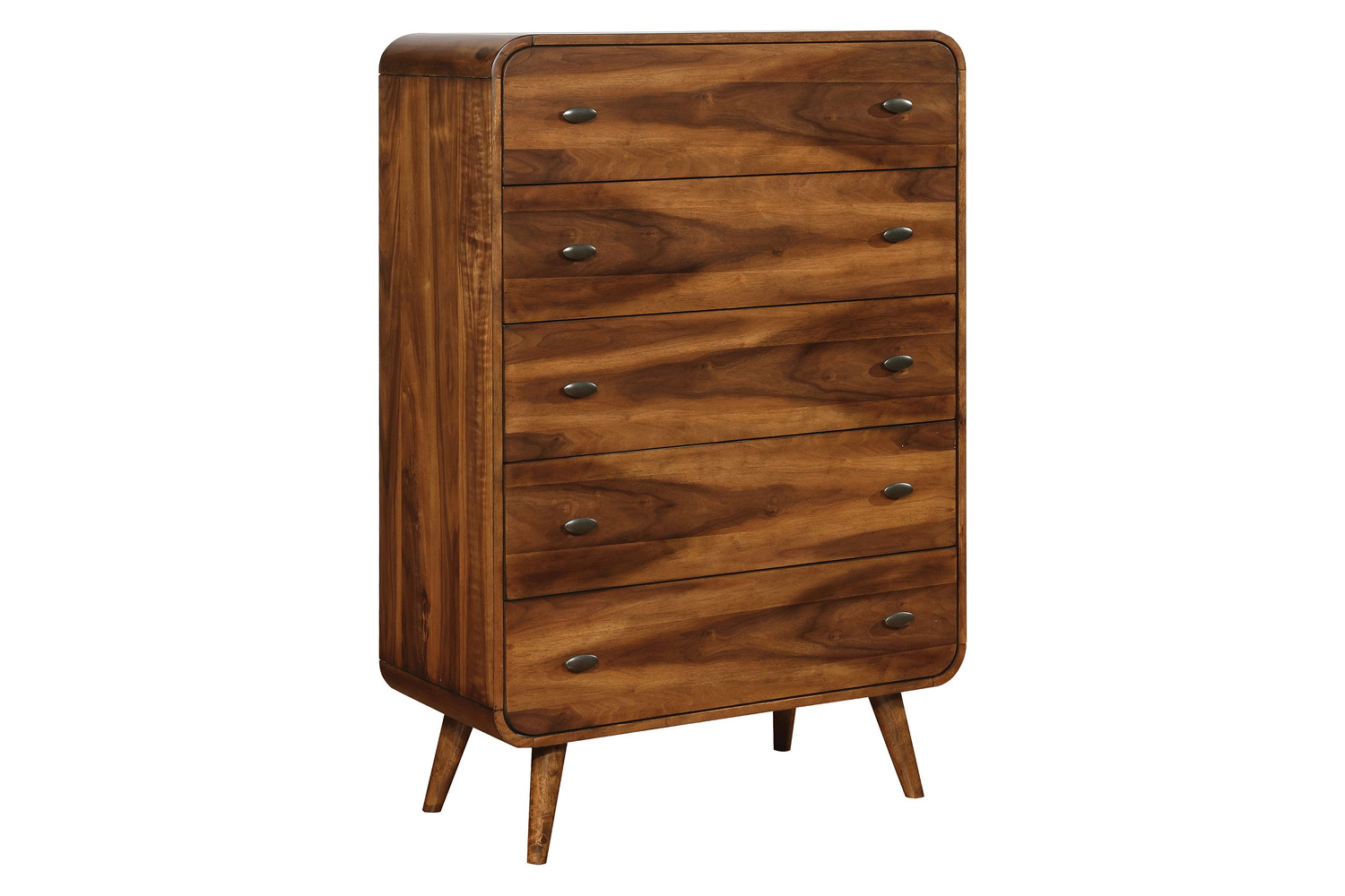 Coaster Robyn Queen Bed with Upholstered Headboard - Dark Walnut