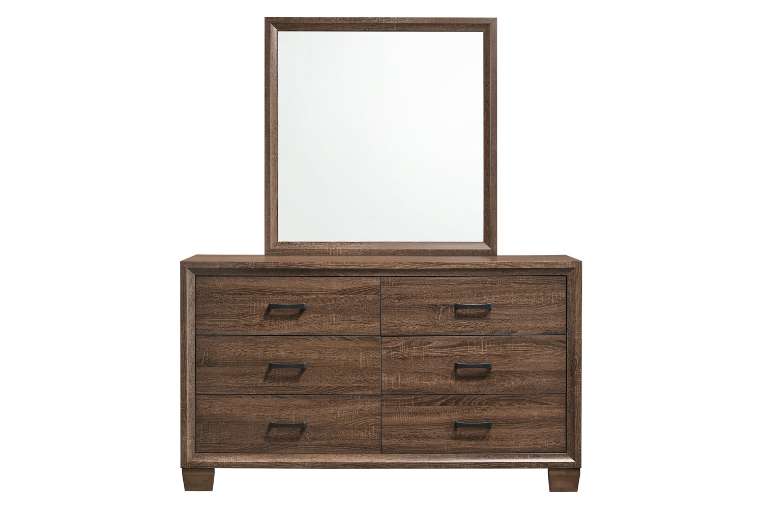 Coaster - Brandon Framed Mirror in Medium Warm Brown