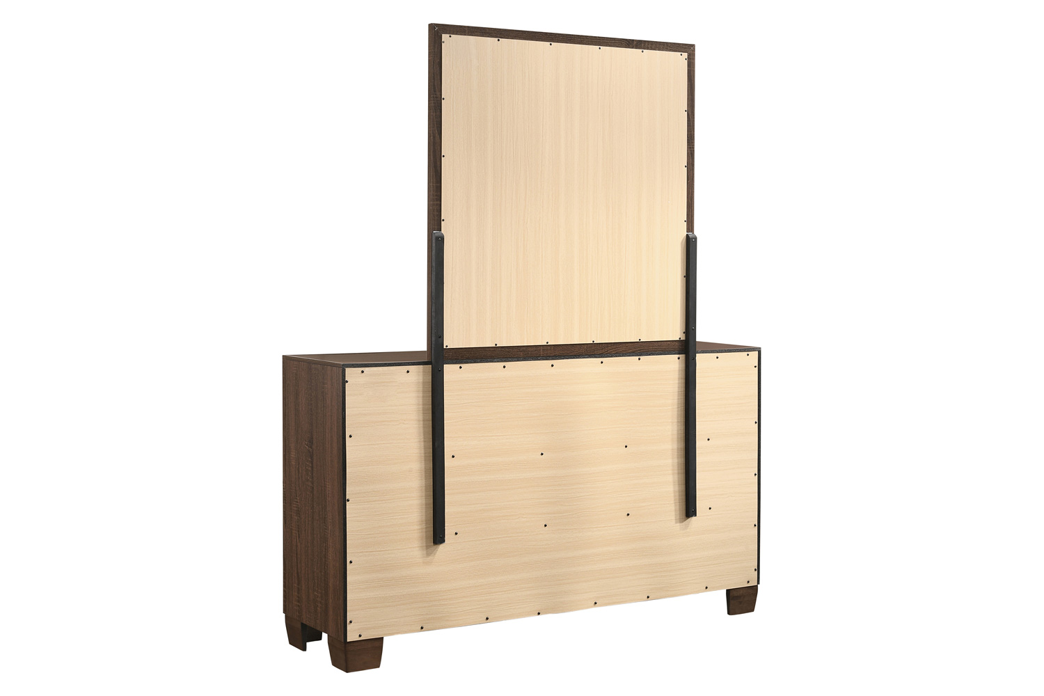 Coaster - Brandon Framed Mirror in Medium Warm Brown