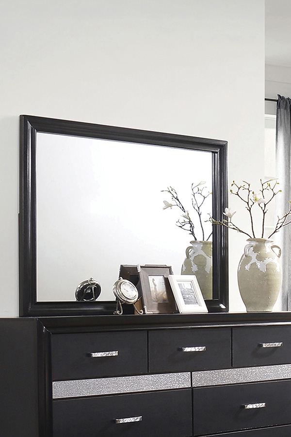 Coaster Miranda Rectangular Mirror - Black