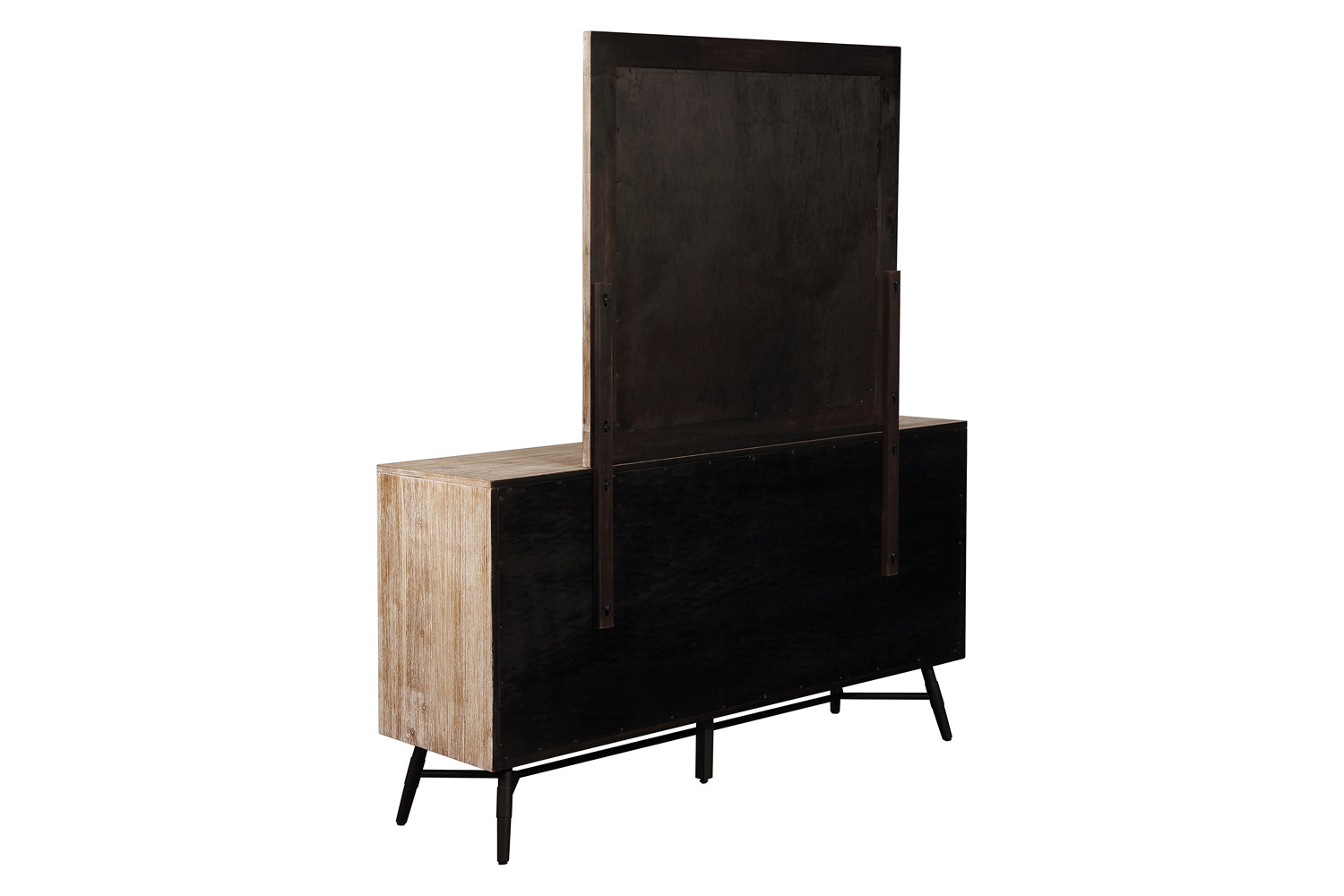 Coaster - Marlow Rectangular Mirror in Rough Sawn Multi