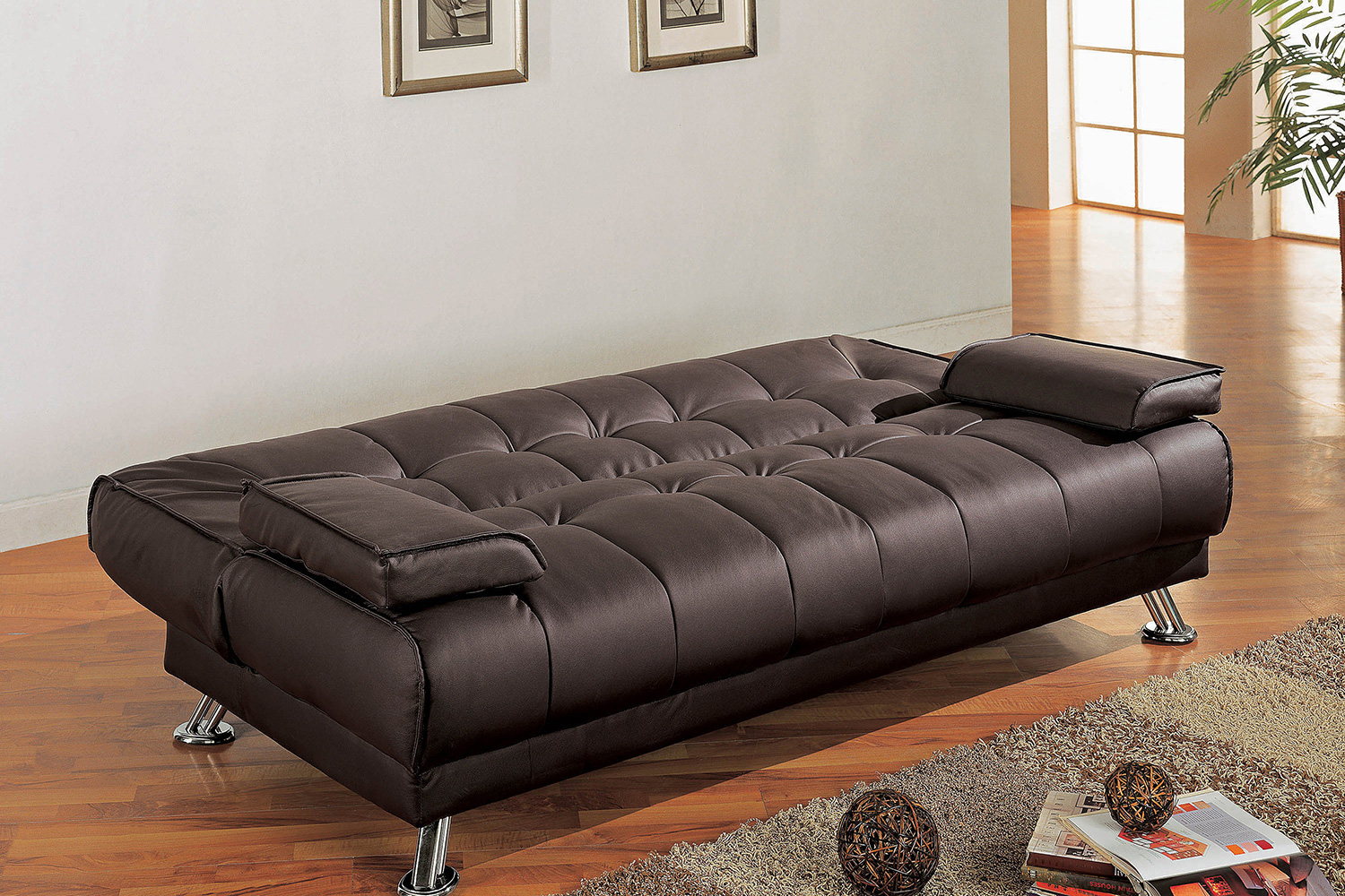 Coaster - Pierre Tufted Upholstered Sofa Bed
