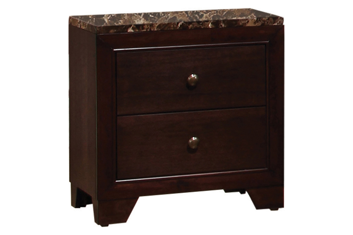Coaster Conner California King Upholstered Panel Bed - Dark Brown