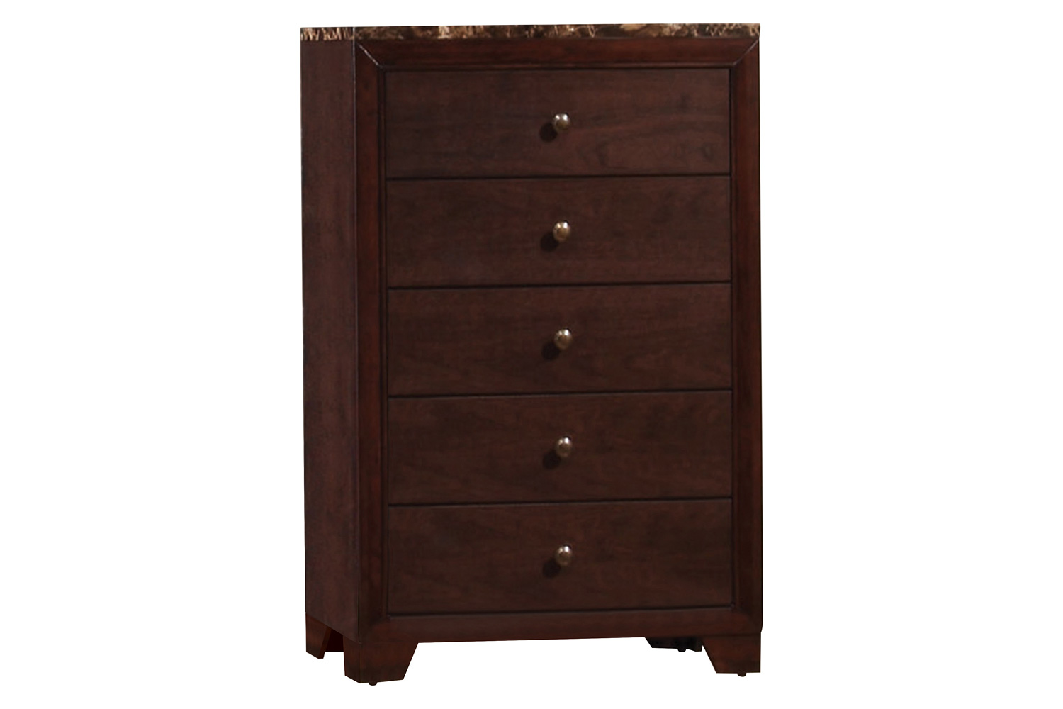 Coaster Conner California King Upholstered Panel Bed - Dark Brown