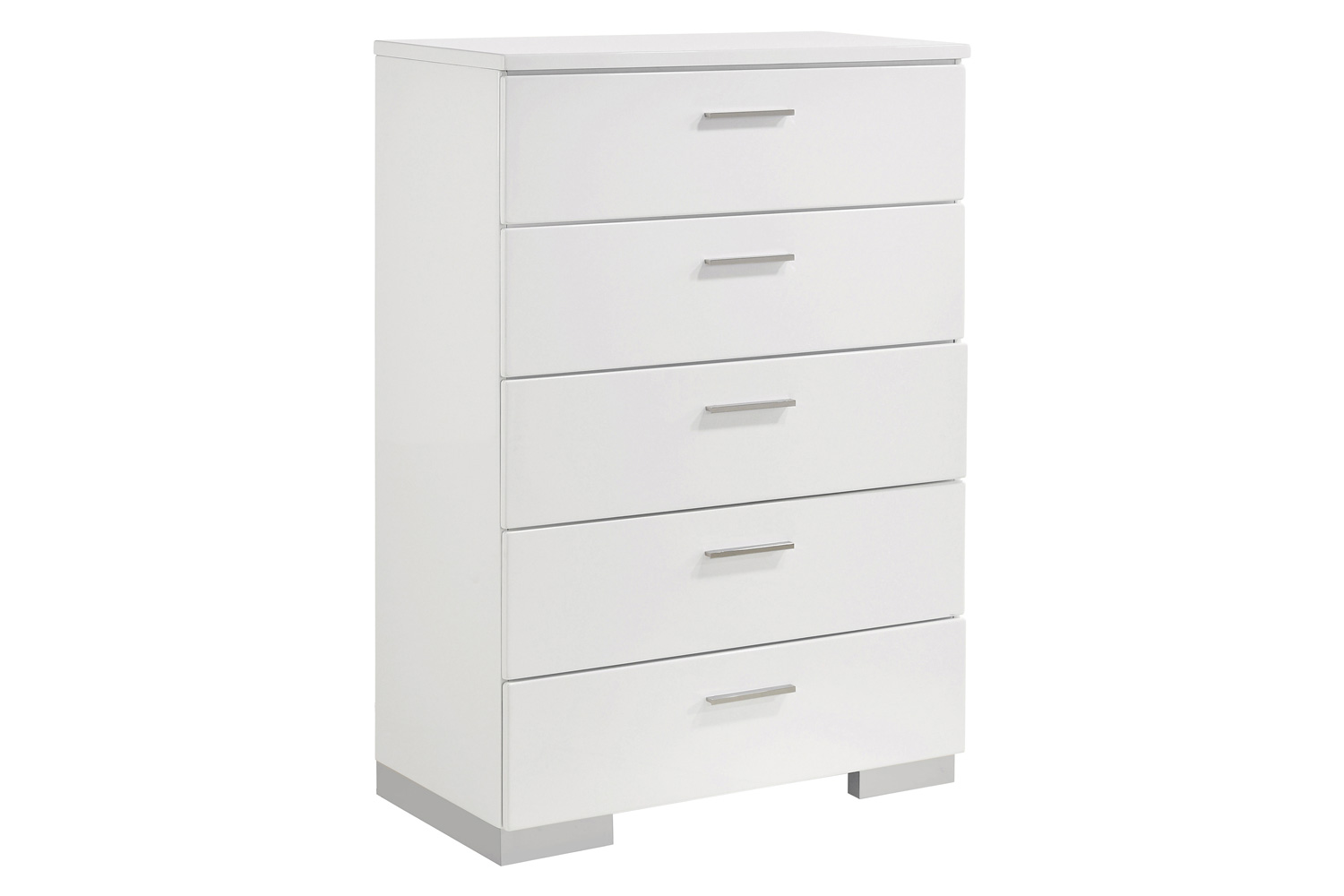 Coaster Jeremaine California King Upholstered Bed - White