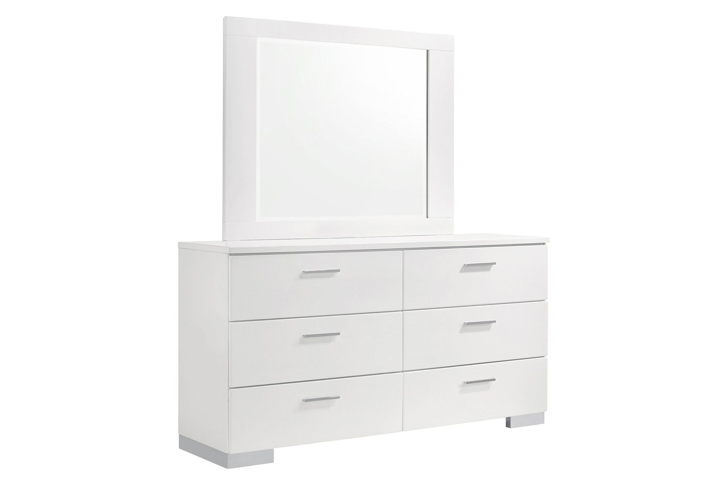 Coaster Jeremaine Queen Upholstered Bed - White