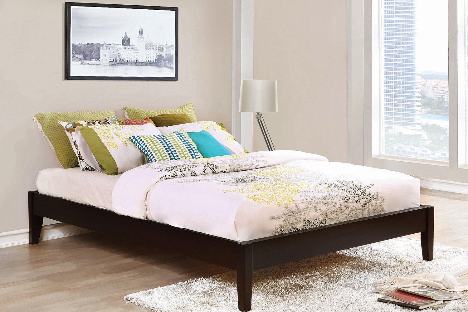 Coaster Hounslow Eastern King Universal Platform Bed - Cappuccino