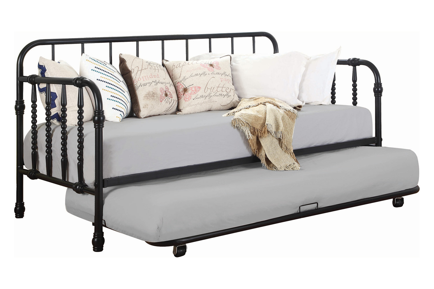 Coaster - Twin Metal Daybed with Trundle